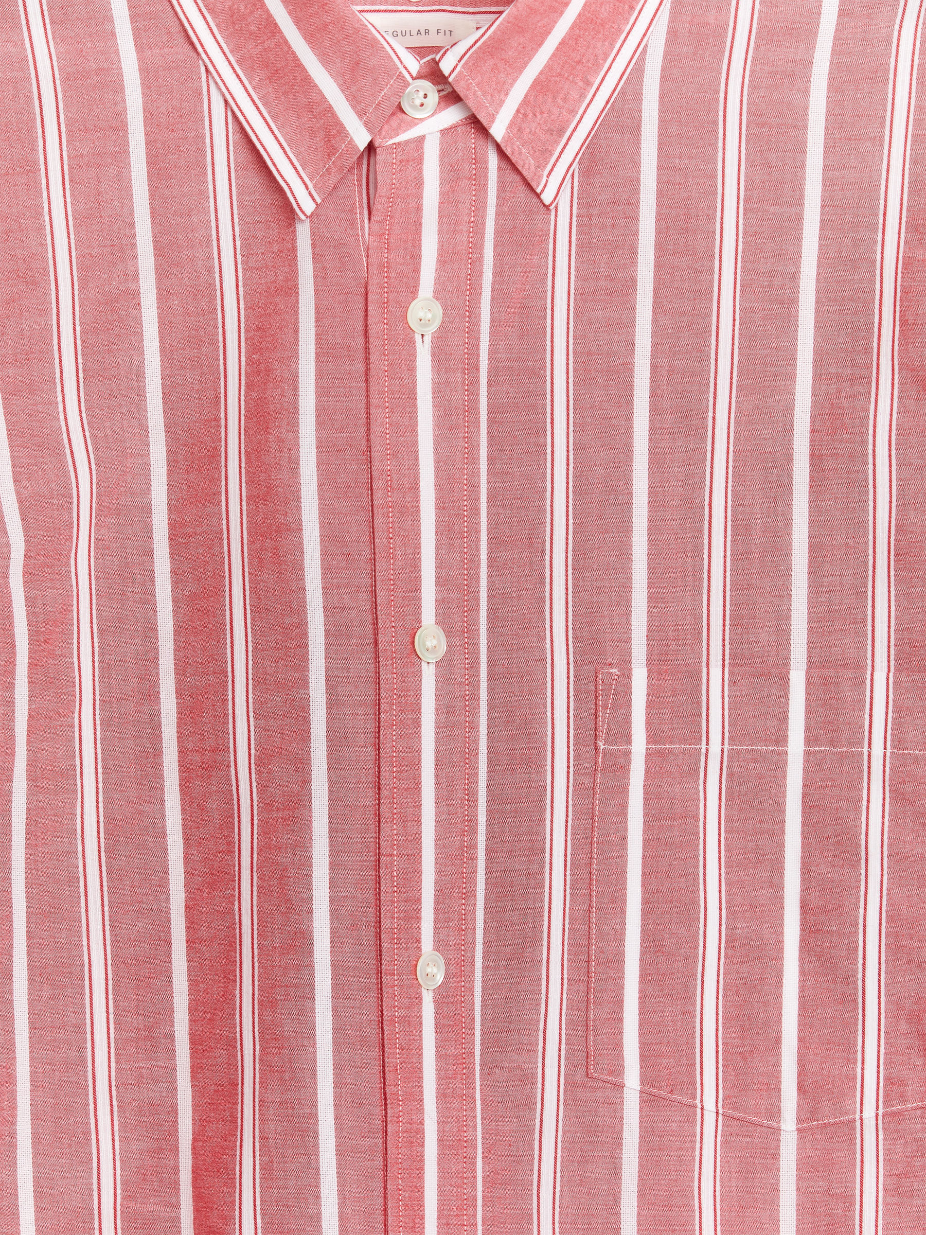 Legeres Popeline-Hemd - Rot/Weiß - Relaxed Fit - Herren - StillMedia/DescriptiveDetail - 2