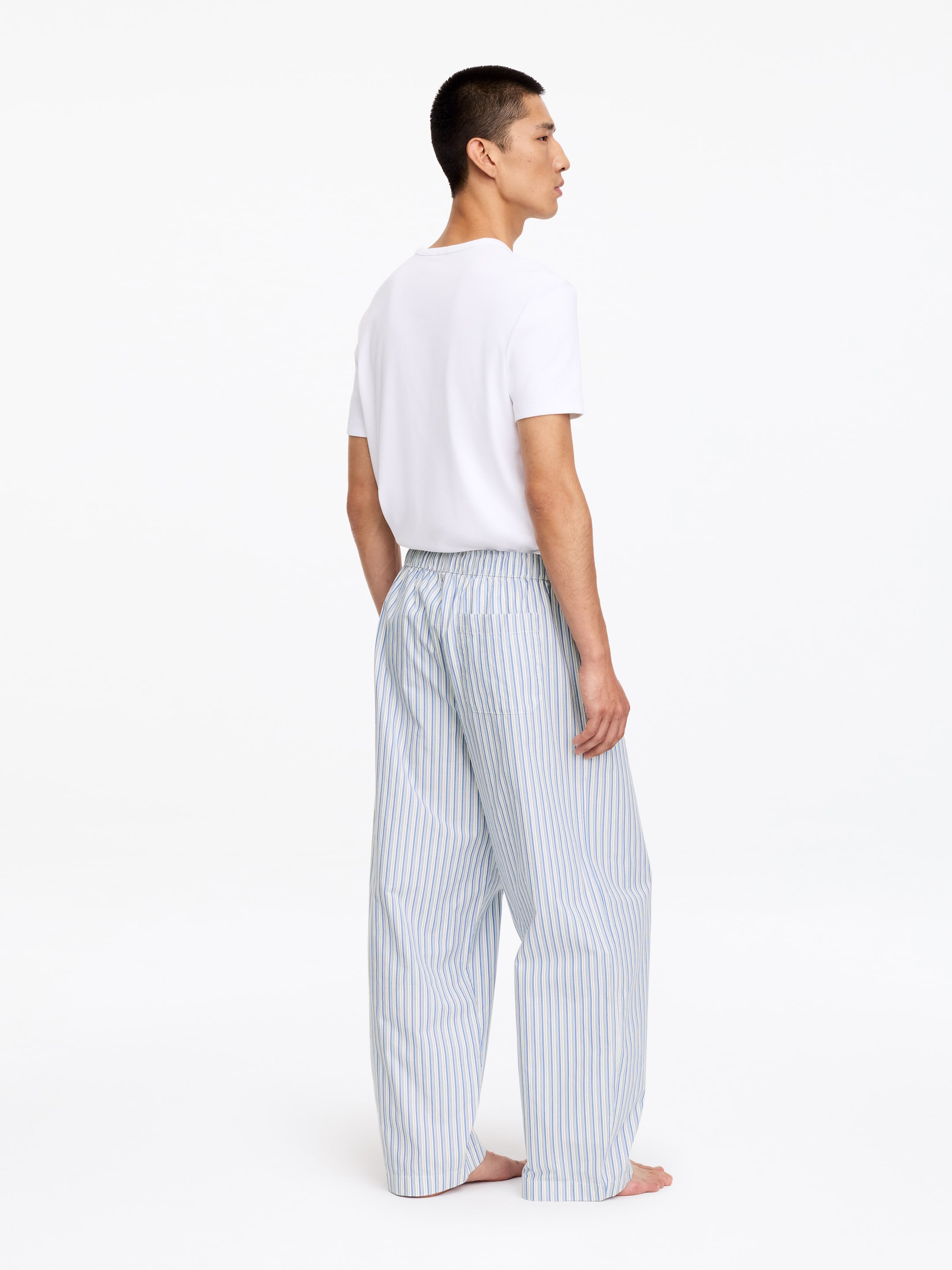 Pantalones de pijama de rayas - Azul/rayas - Corte relajado - men - StillMedia/Lookbook - 5