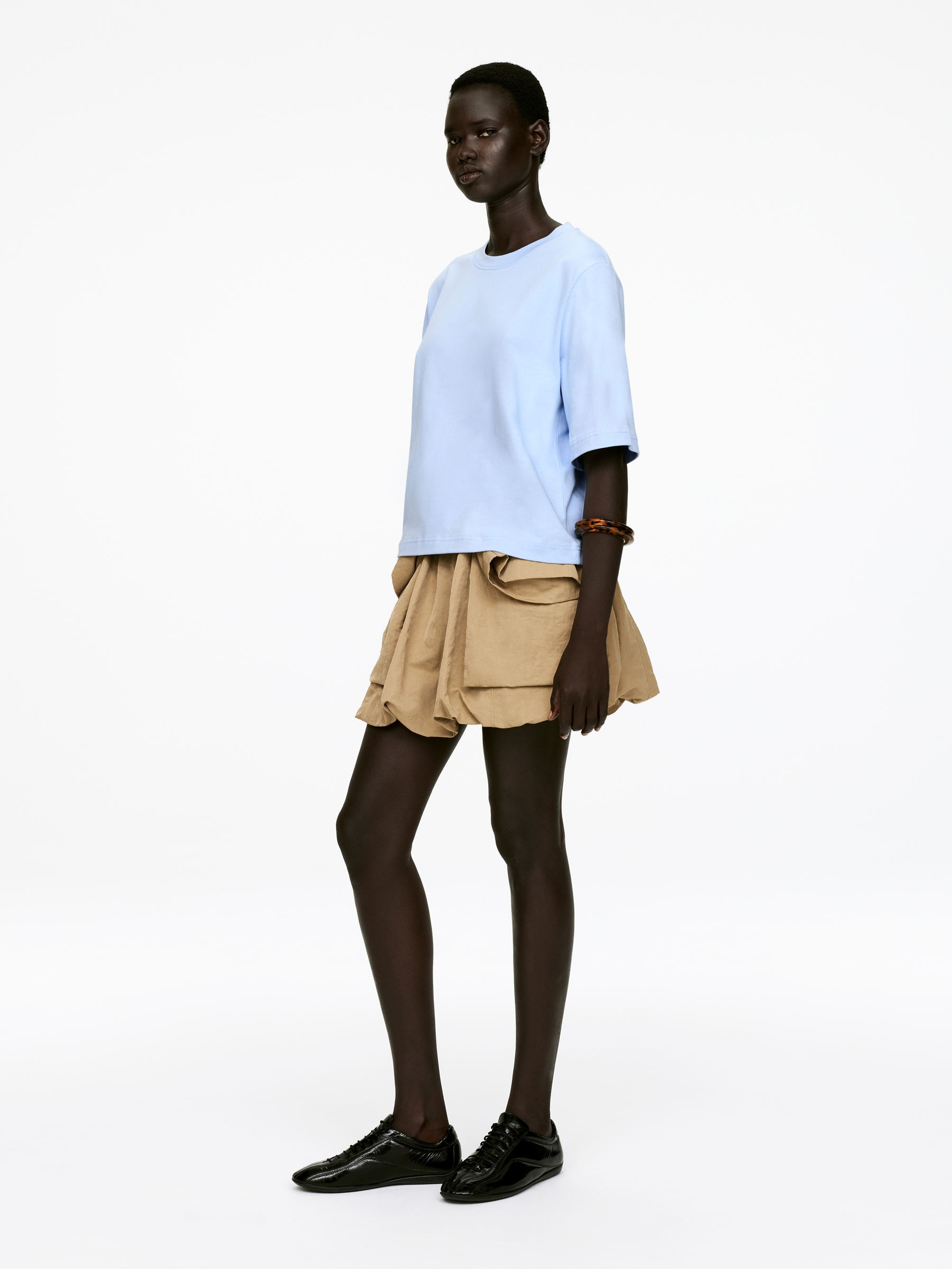 ALBA Boxy T-Shirt - Blue - Loose fit - Women - StillMedia/Lookbook - 5