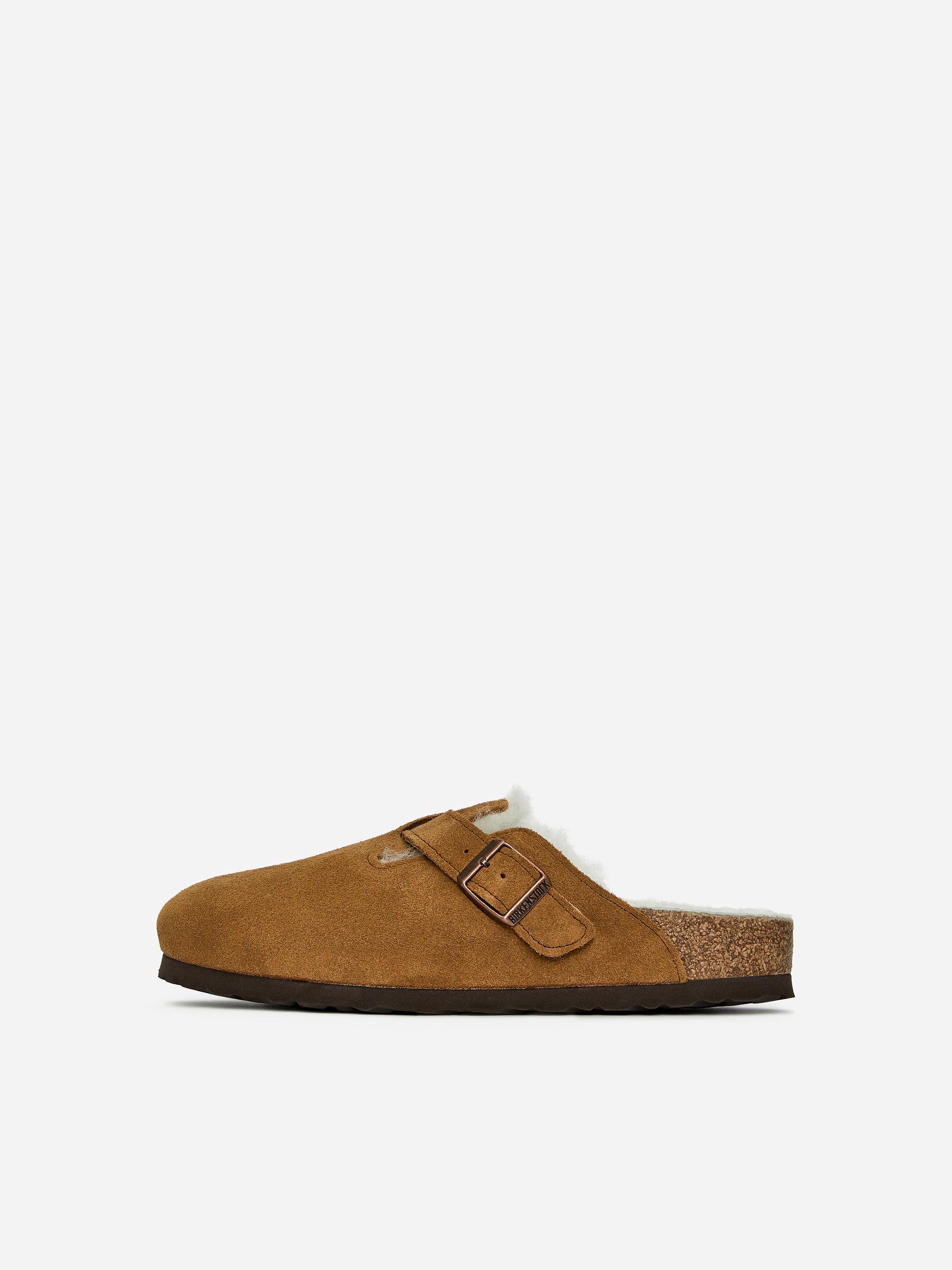 Birkenstock Boston Shearling Sandals - Brown - Women - StillMedia/DescriptiveStillLife - 5