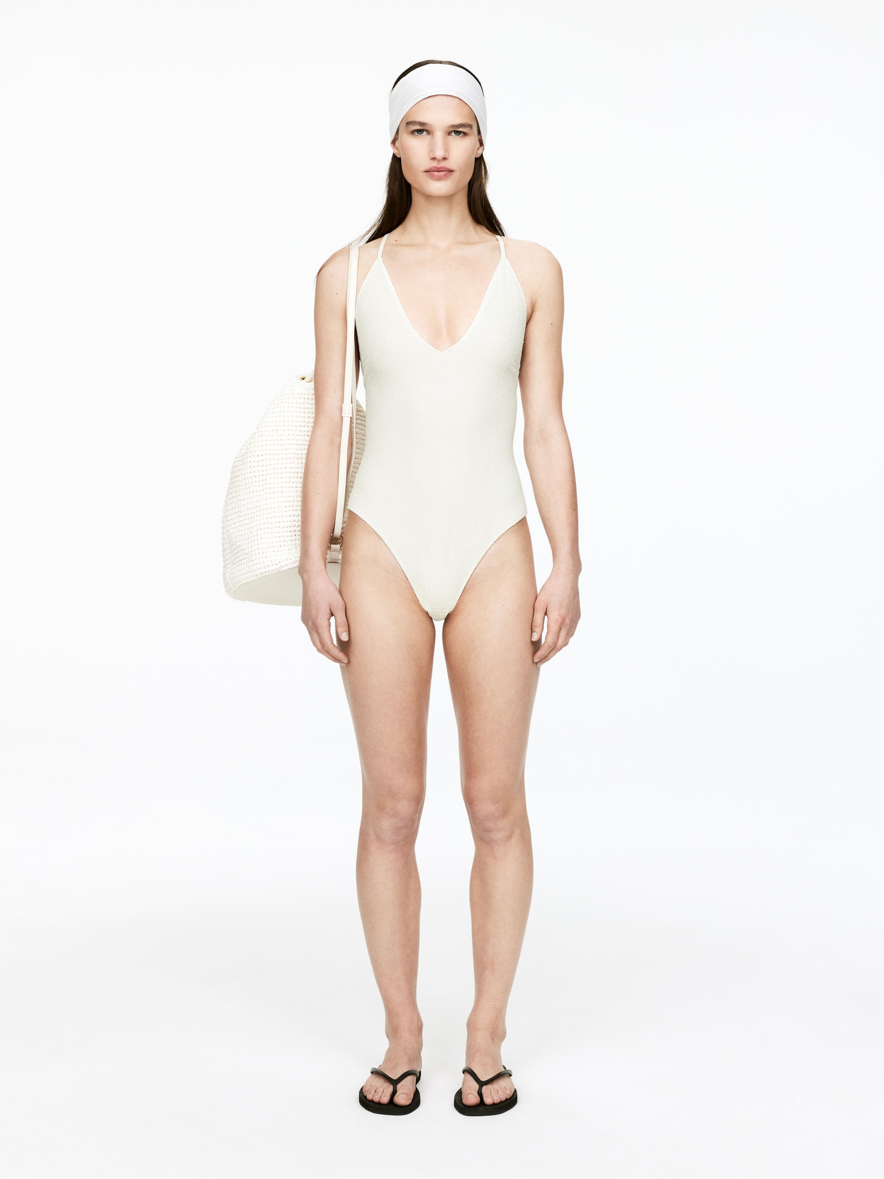 Structured Swimsuit - White - Women - StillMedia/Lookbook - 5