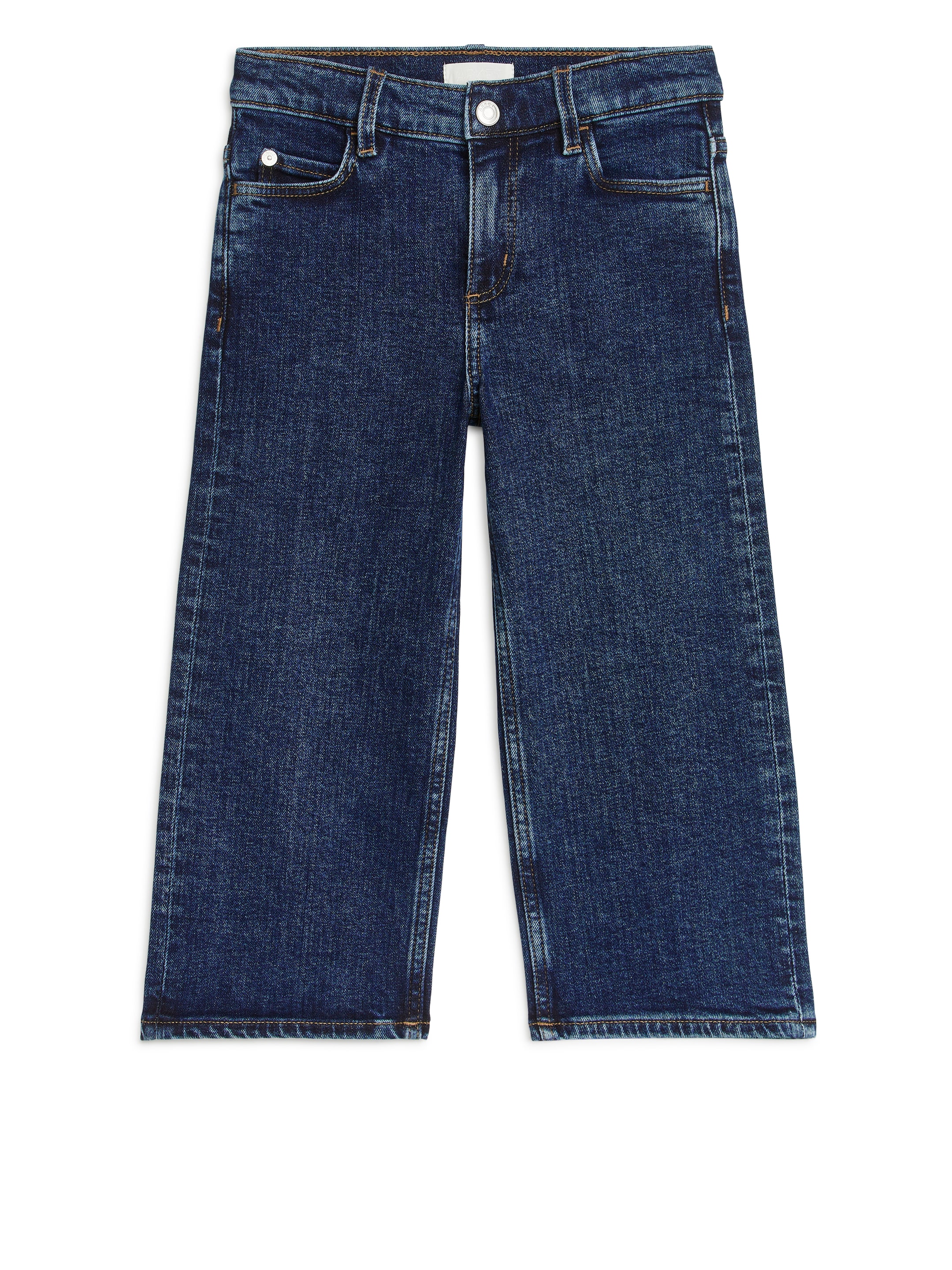 Jeans mit weiten Beinen-#496496-2185