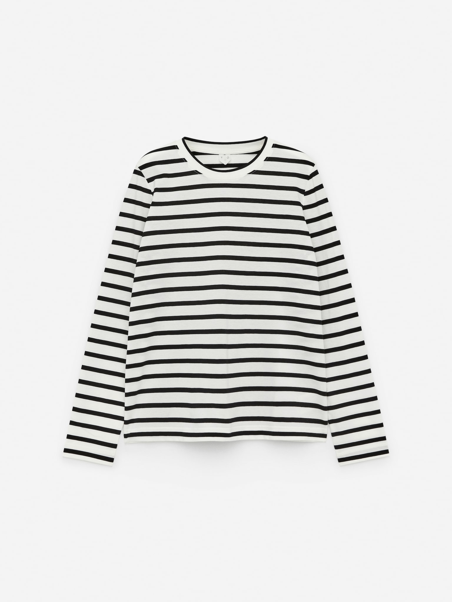 IRIS Charakteristisches Langarm-T-Shirt - Cremeweiß/Schwarz/Rosa/Grau/Weiß/Schwarz/Cremeweiß/Rostrot - 2