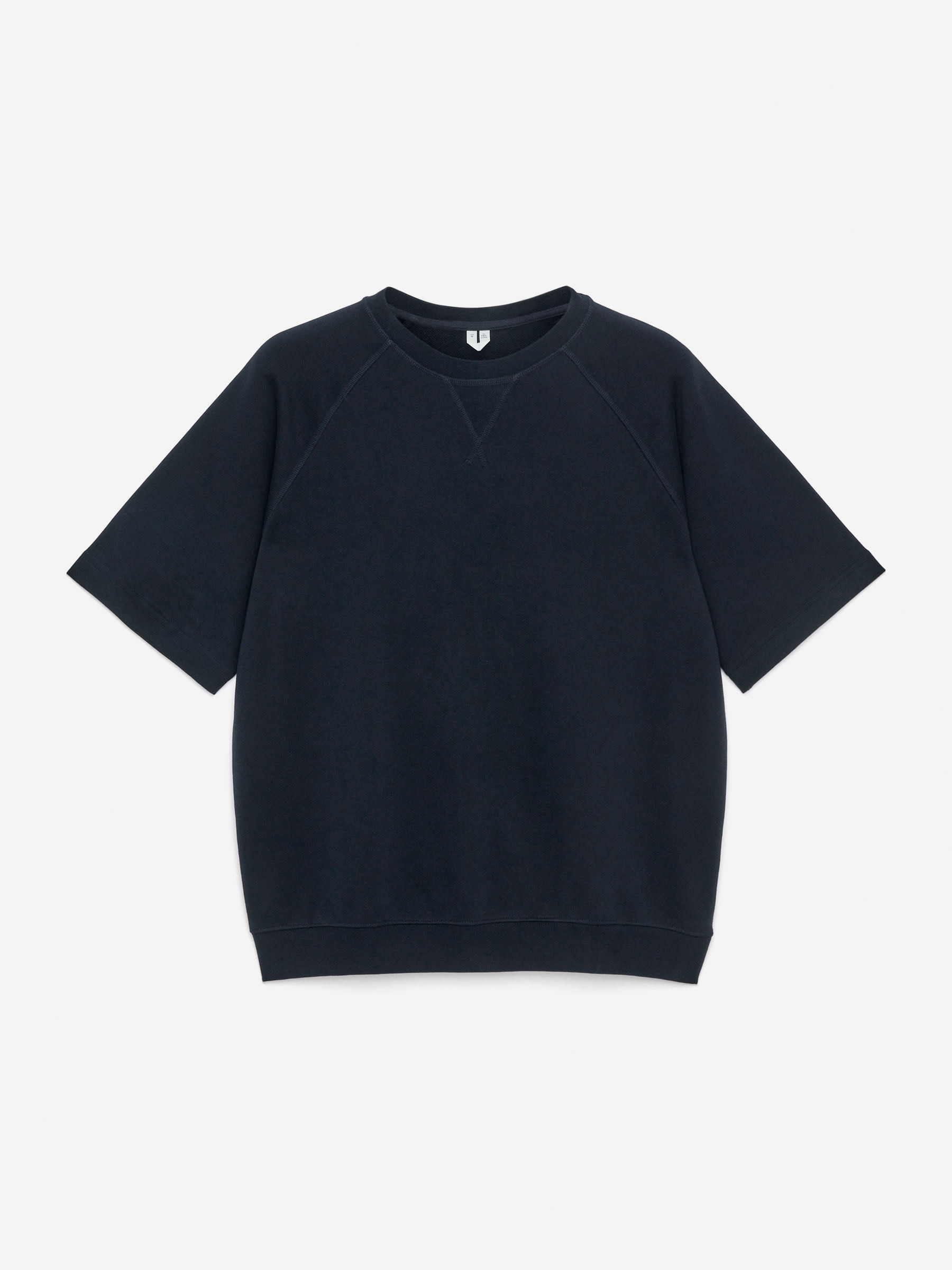 Short-Sleeve Sweatshirt-Blue-16627