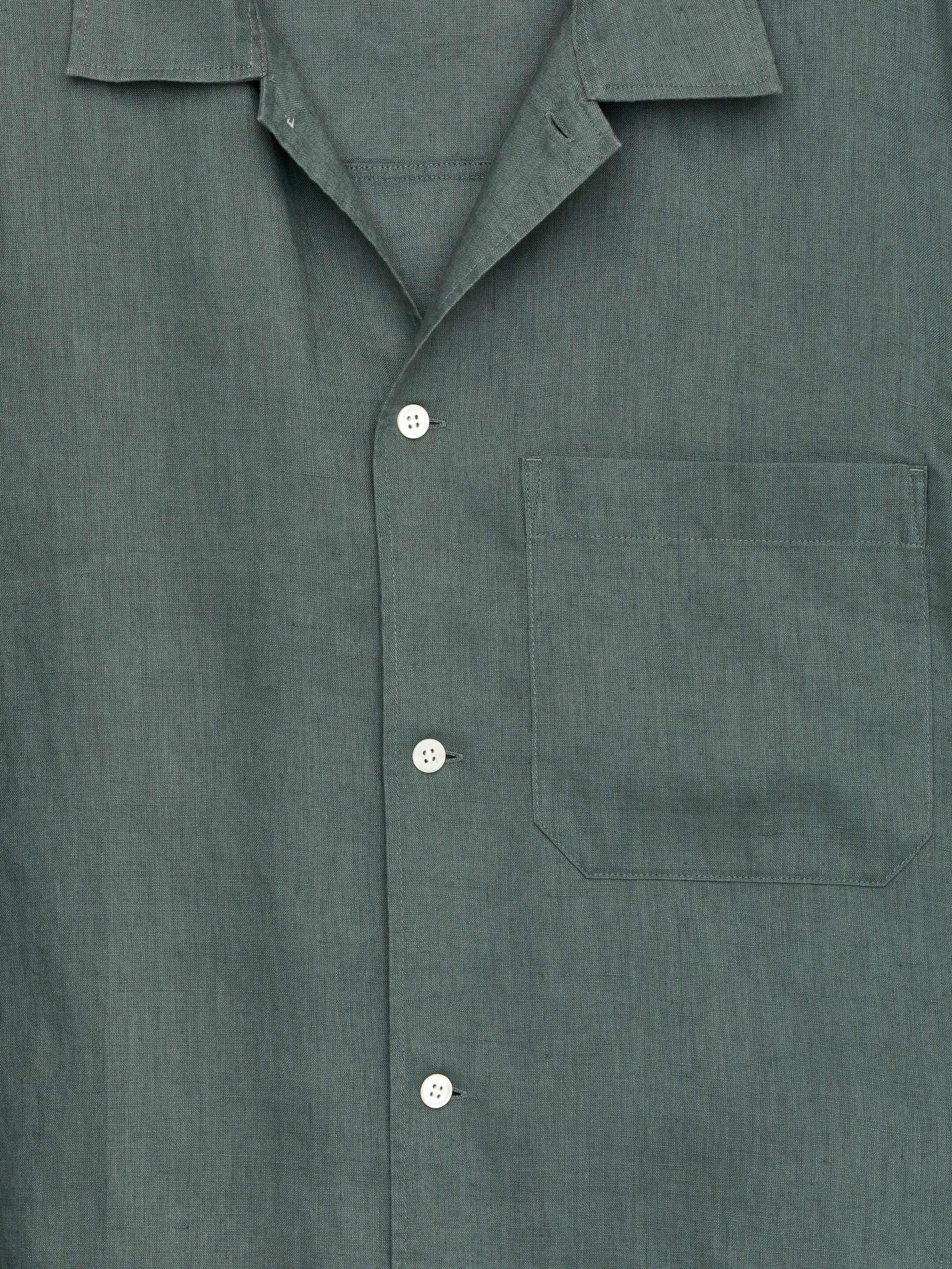 Ver imagen más grande: Camisa de lino de manga corta - Verde - HOMBRE | H&M ES 2