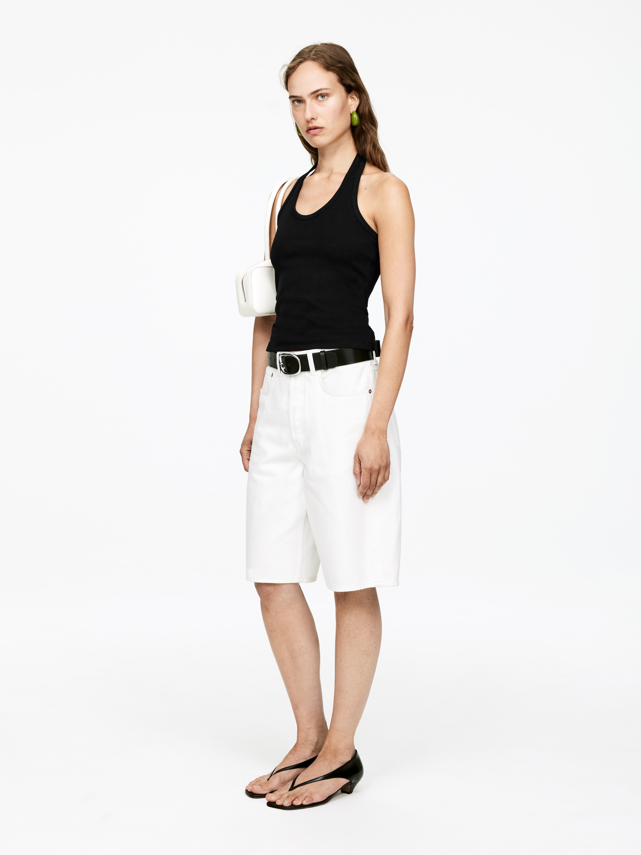 Zobraziť väčší obrázok: Halterneck top - Black - ŽENY | H&M SK 4