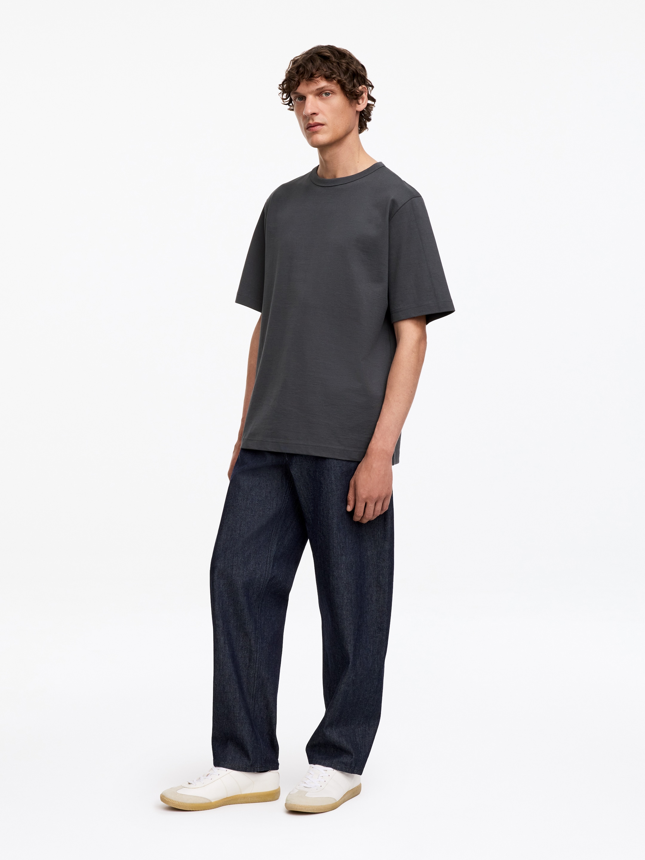 Oversize-T-Shirt, 270 GSM - Dunkelgrau - Relaxed Fit - Herren - StillMedia/Lookbook - 9