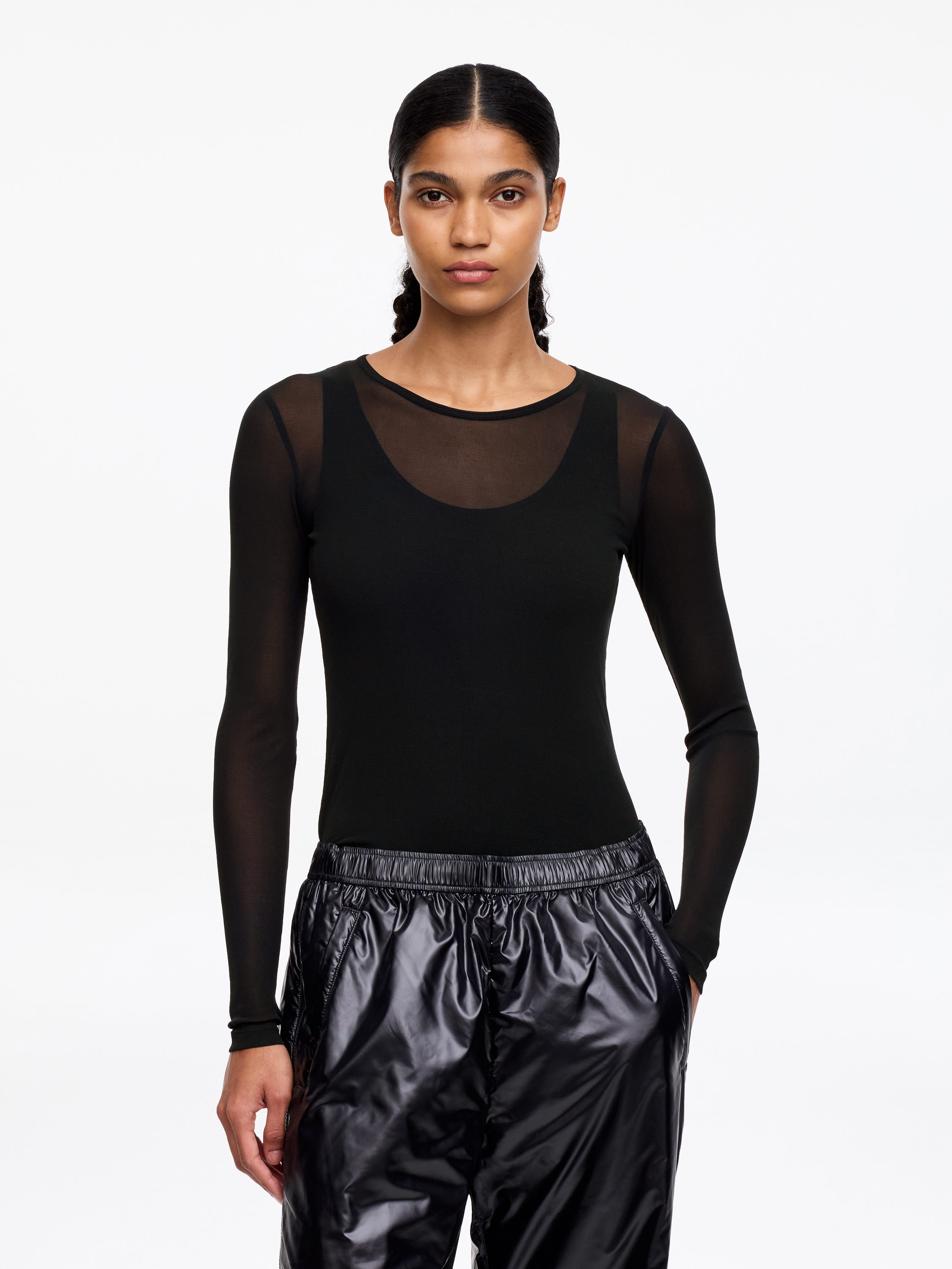 Slim Silk Top