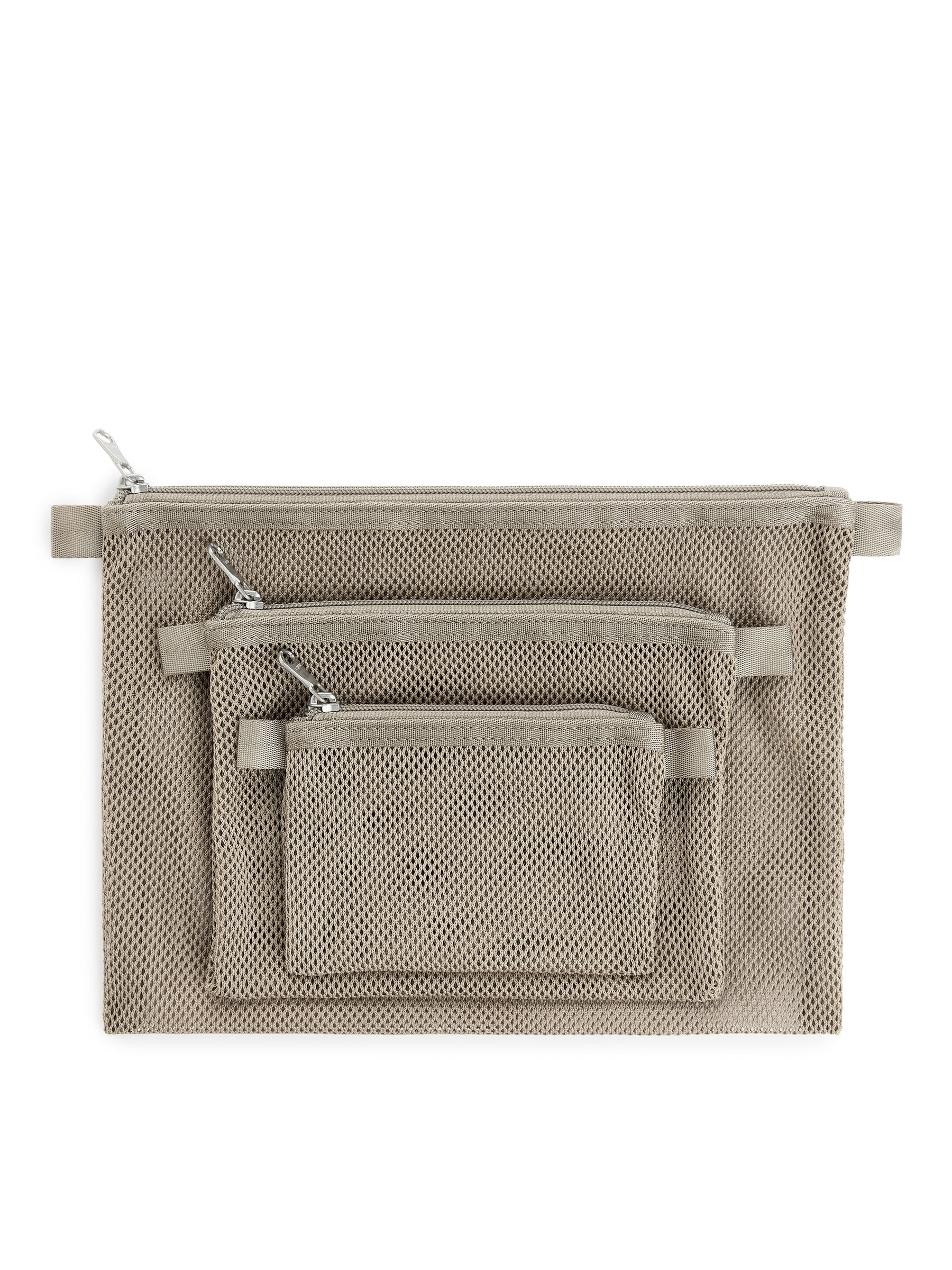 Reise-Kulturtasche aus Mesh-Material - Taupe - Reise - StillMedia/DescriptiveStillLife - 2