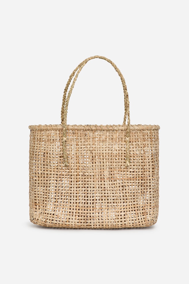 Panier en rotin - Beige - 1