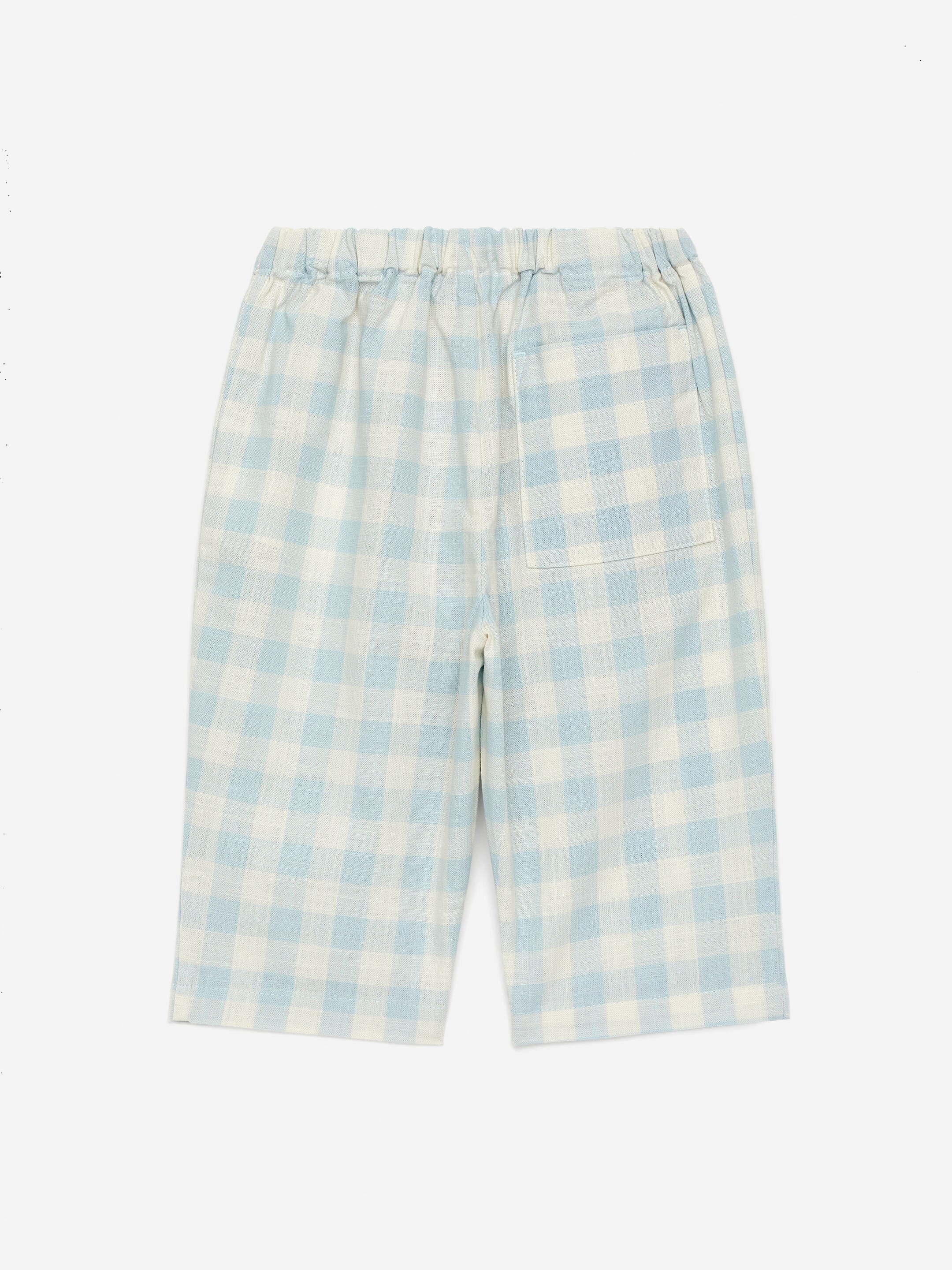 Pull-On Trousers - Off White/Black - Regular fit - children - StillMedia/DescriptiveStillLife - 1