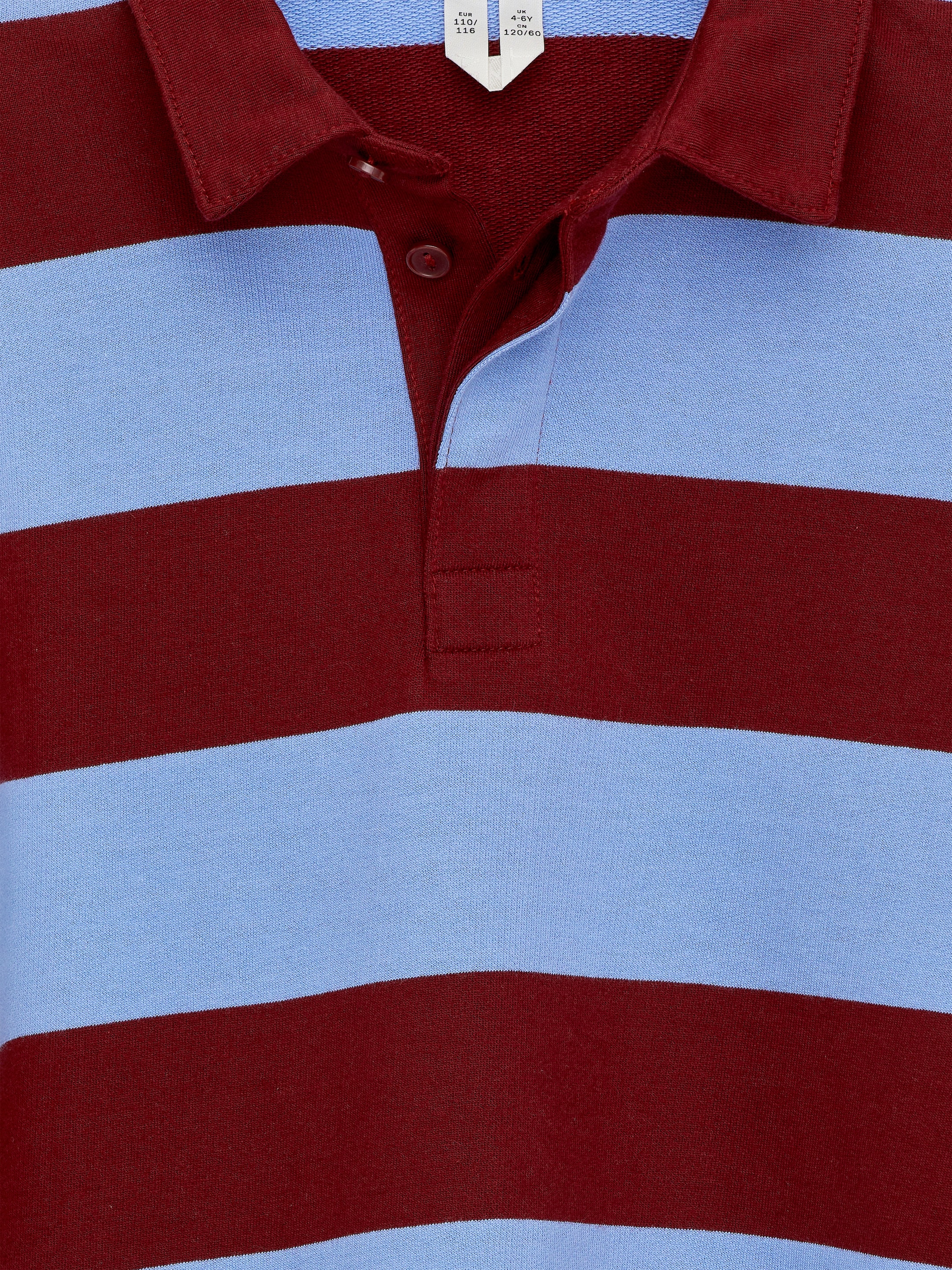 Grotere afbeelding bekijken: Rugbyshirt - Blauw/donkerrood - KINDEREN | H&M BE 3