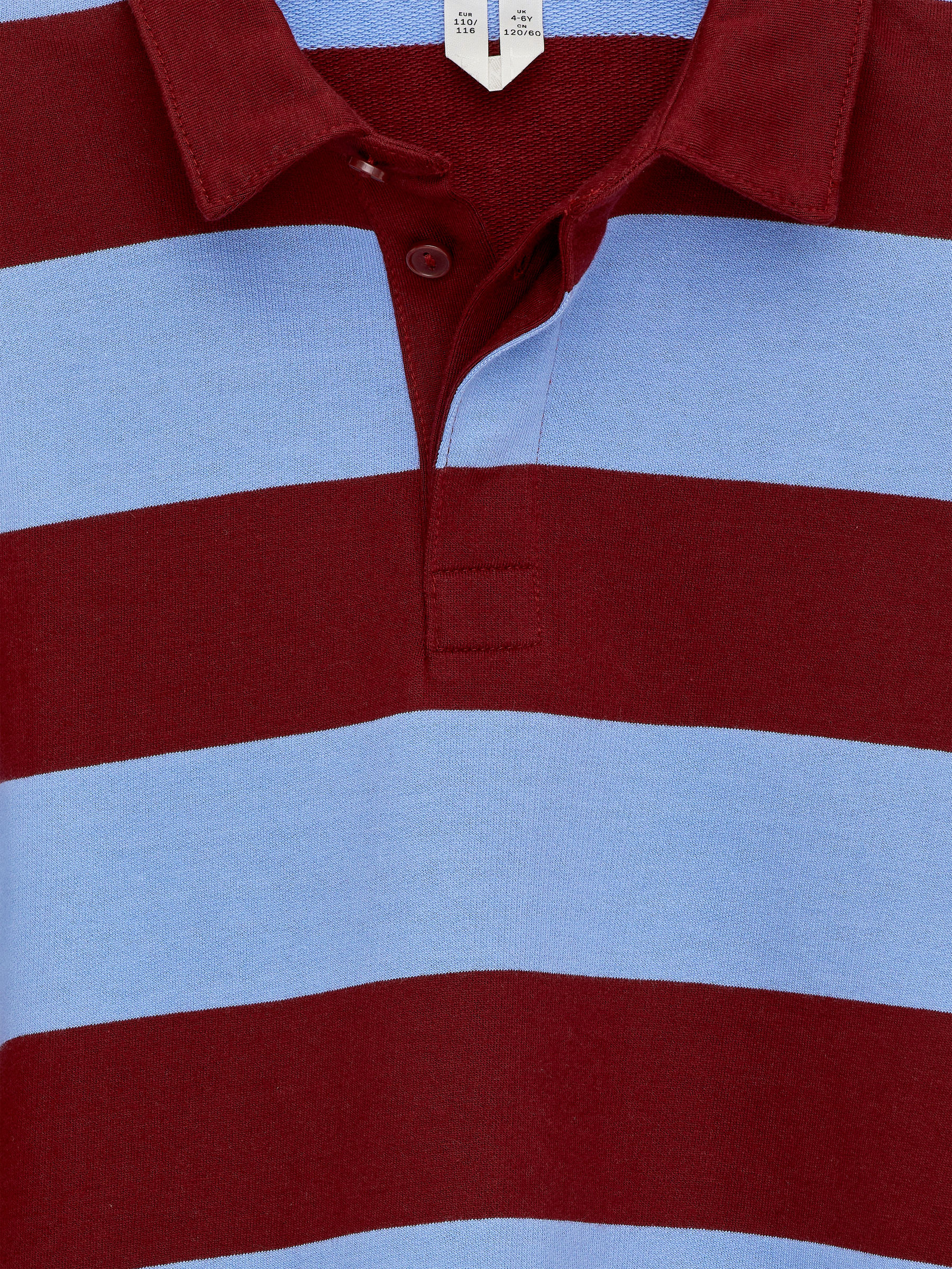 Rugby Shirt - Blue/Dark Red - Relaxed fit - Children - StillMedia/DescriptiveStillLife - 2