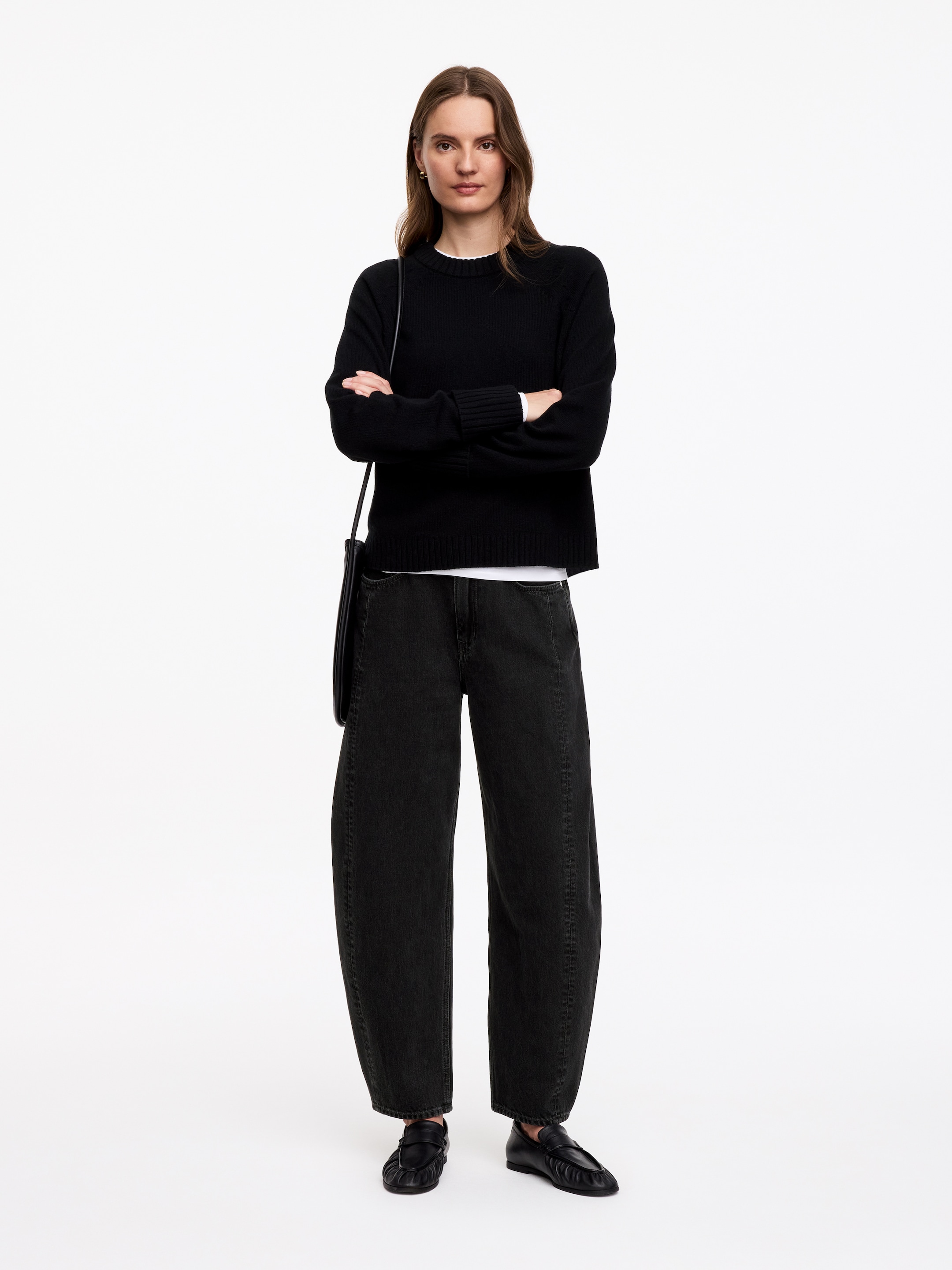 Vaqueros de pernera barril BLOOM - Negro - Corte relajado - Women - StillMedia/Lookbook - 9
