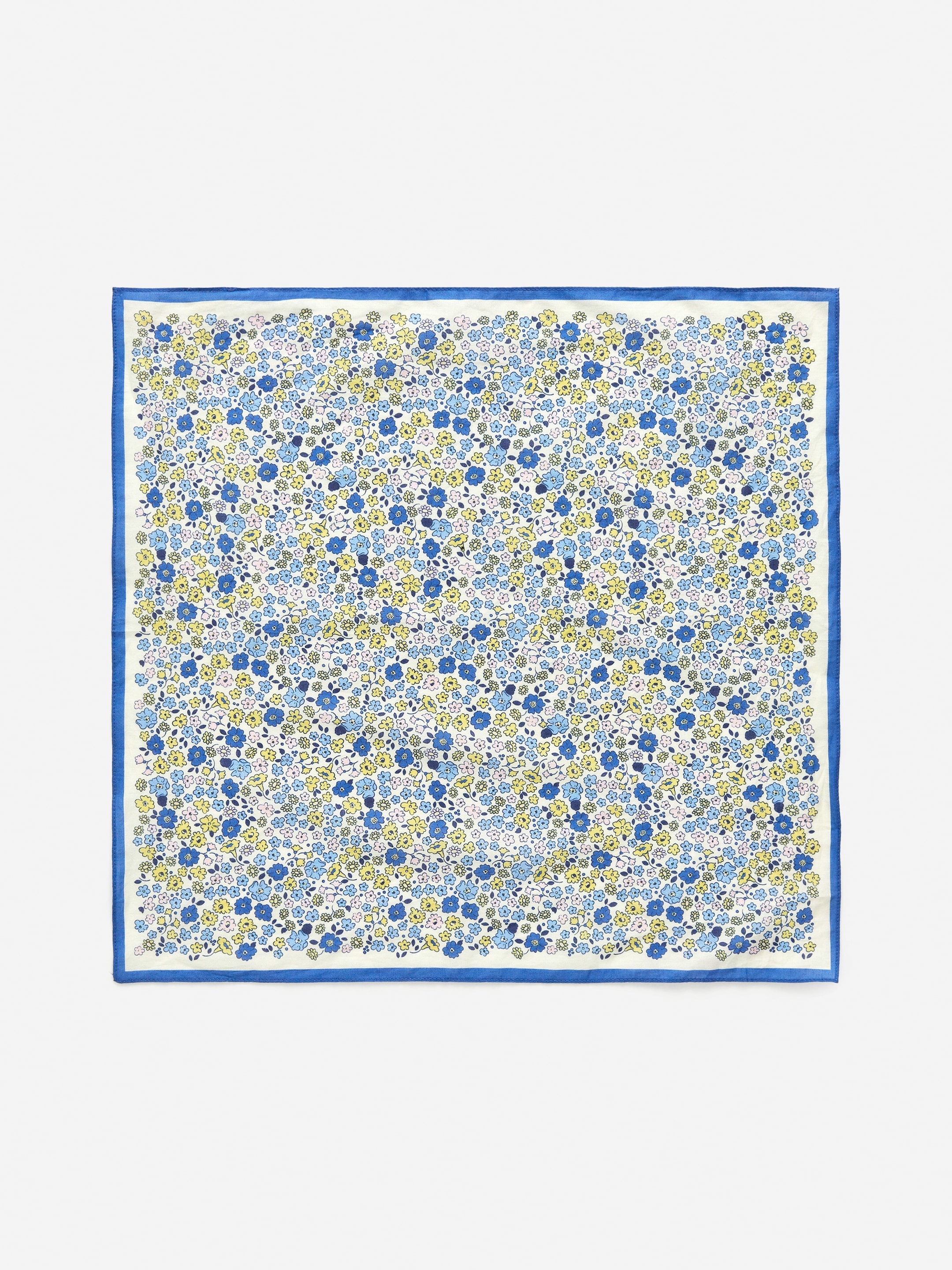 Scarf i bomull - Blå/Blommig - Children - StillMedia/DescriptiveStillLife - 6