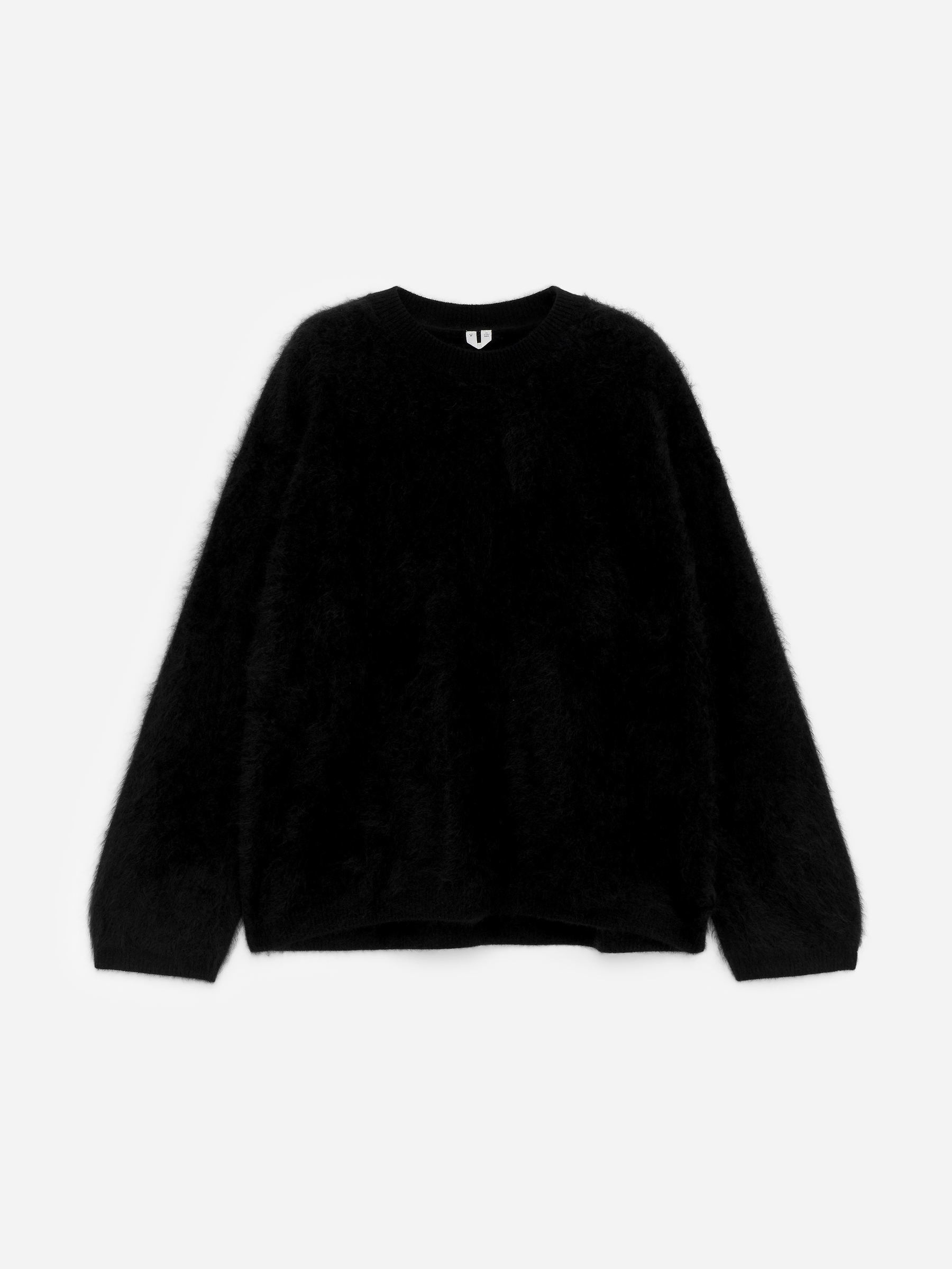 Pure Brushed-Cashmere Jumper-#272627-17322