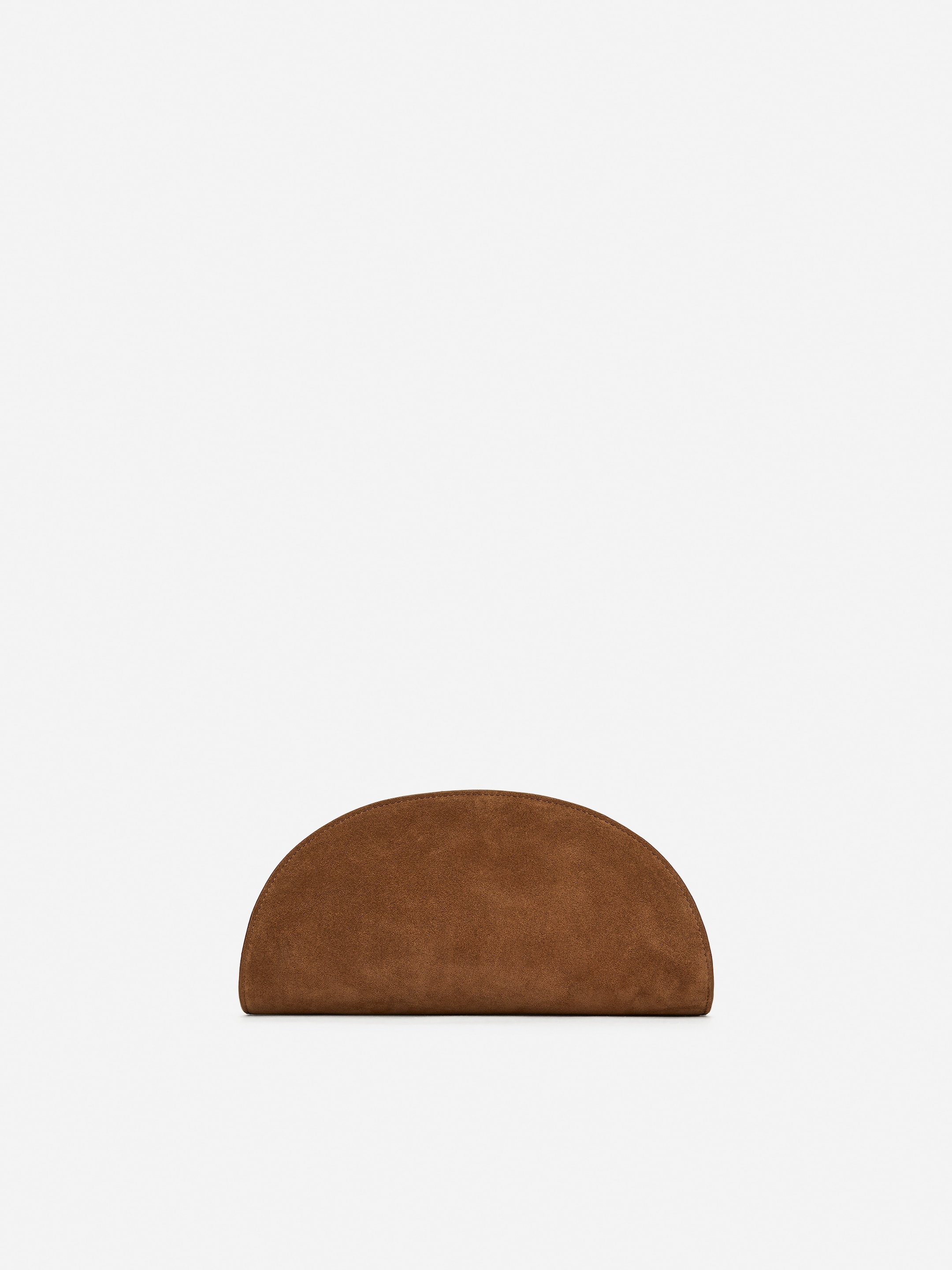 Pochette/sac bandoulière en cuir suédé - Marron - Femme - StillMedia/DescriptiveStillLife - 3