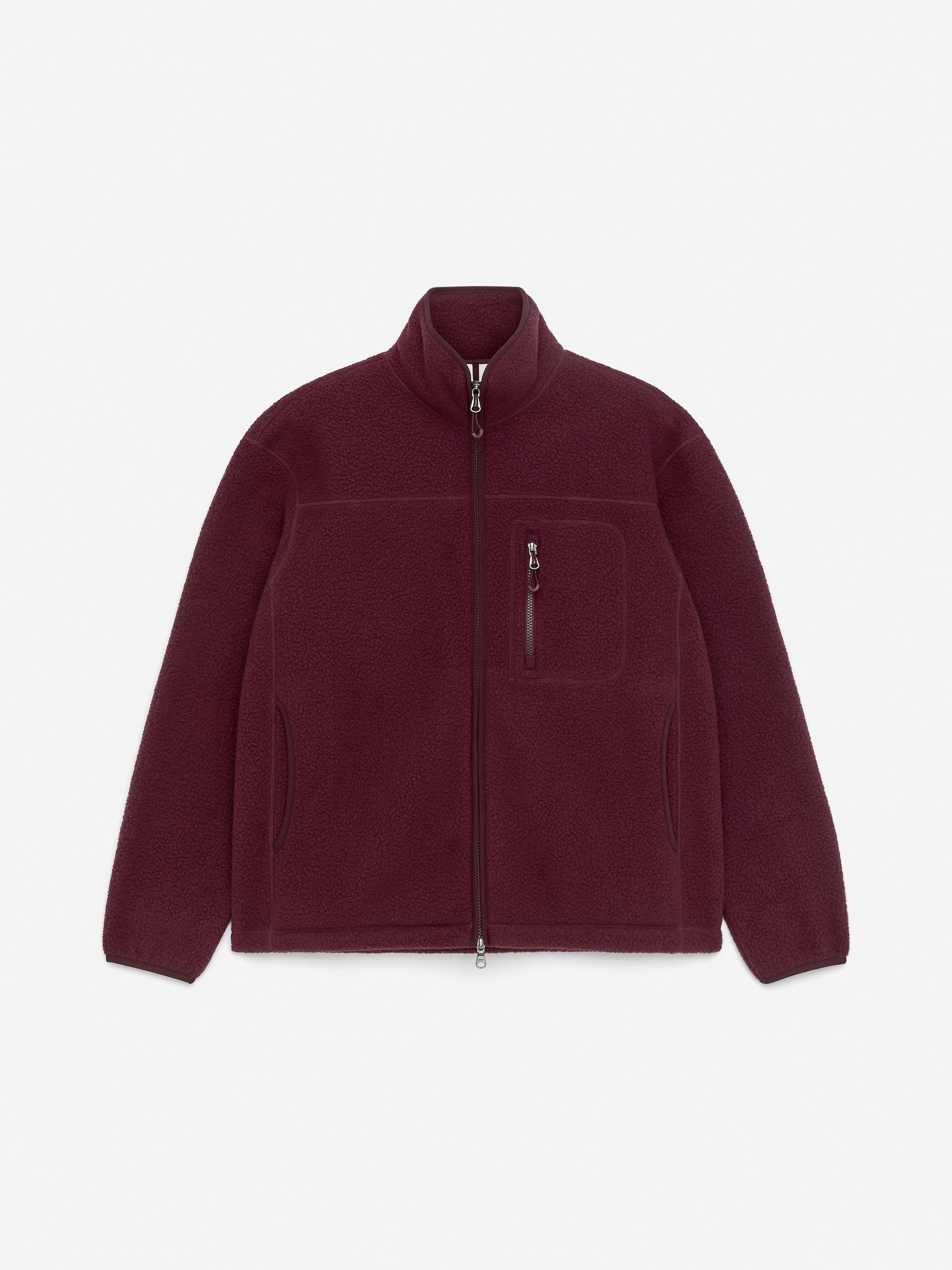 Fleecejacke - Dunkelrot - Regular Fit - Men - StillMedia/DescriptiveStillLife - 2