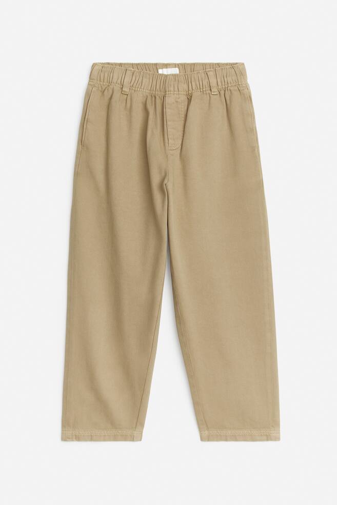 Pantalones chino holgados - Beige/Verde caqui/Azul empolvado - 1