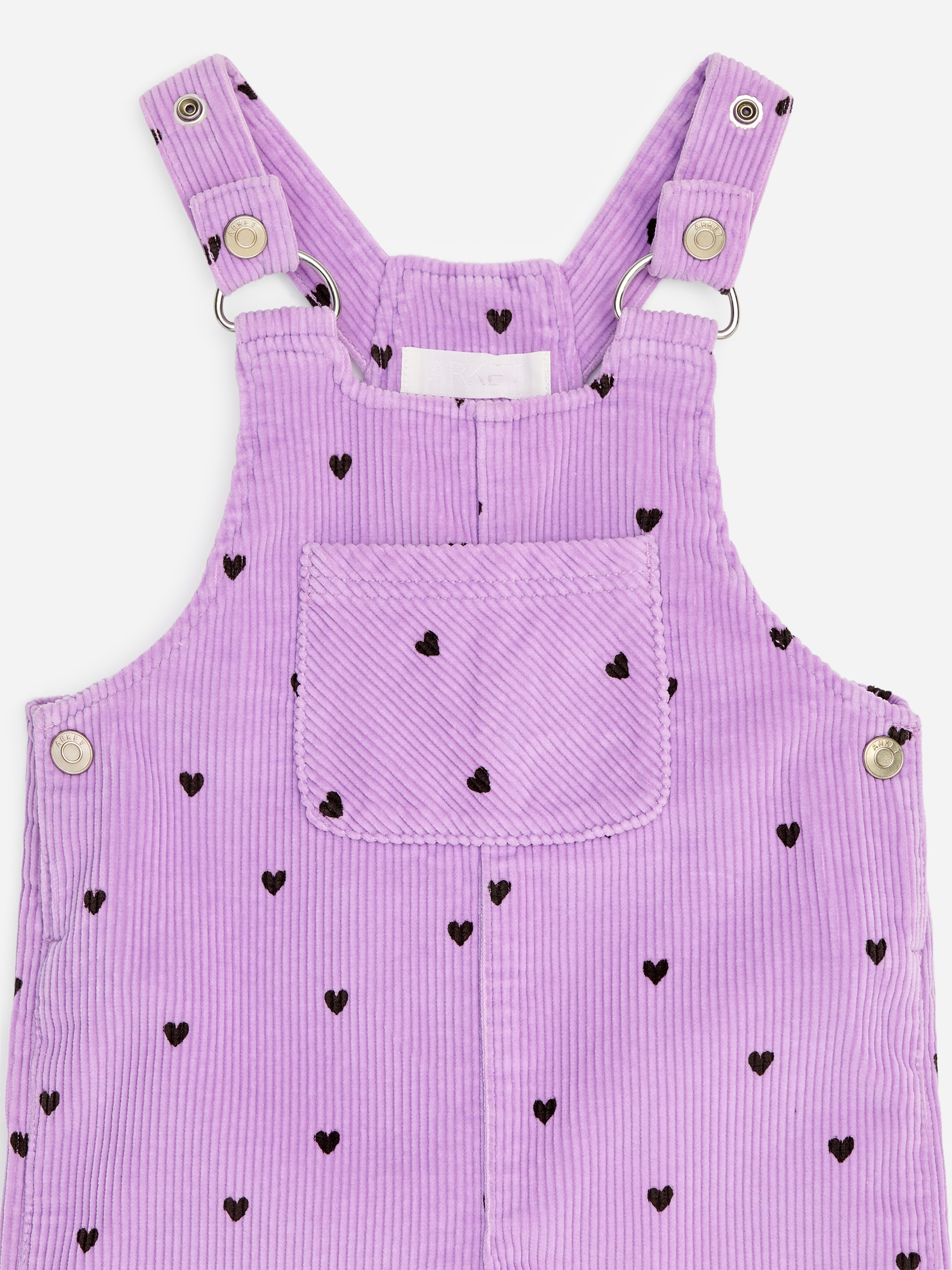 Corduroy Dungarees - Lilac/Hearts - Regular fit - Children - StillMedia/DescriptiveDetail - 3