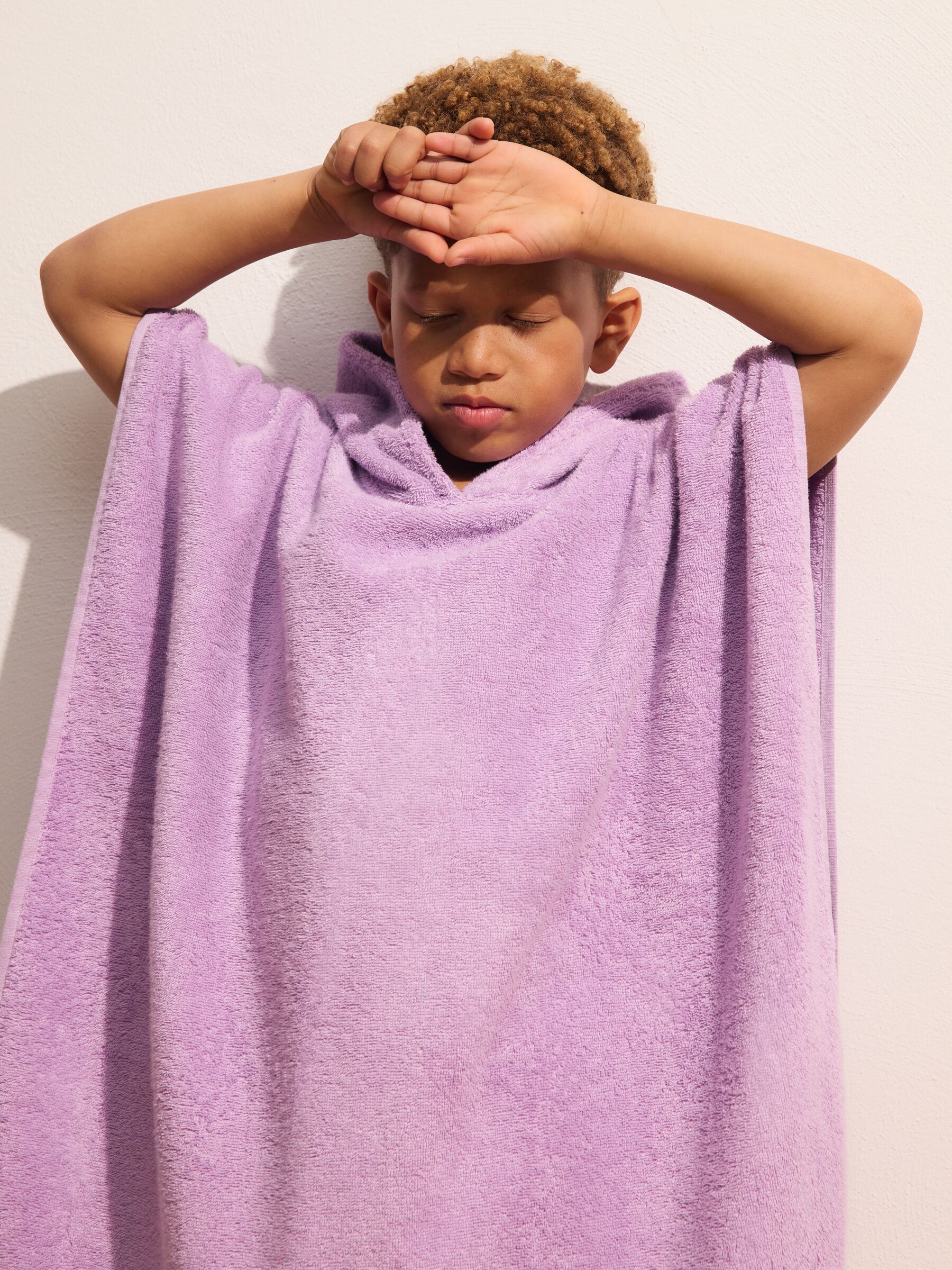 Hooded Towel - Lilac - Children - StillMedia/Environmental - 1