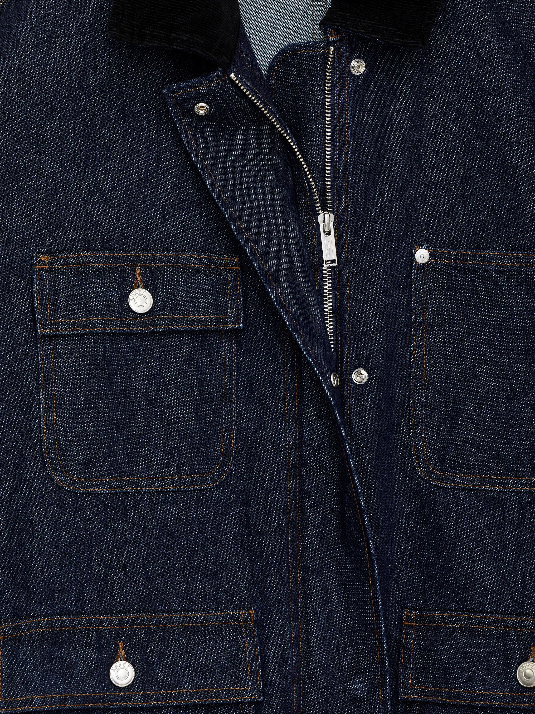 Oversized Denim Jacket - Dark Blue - Oversized - Women - StillMedia/DescriptiveDetail - 2