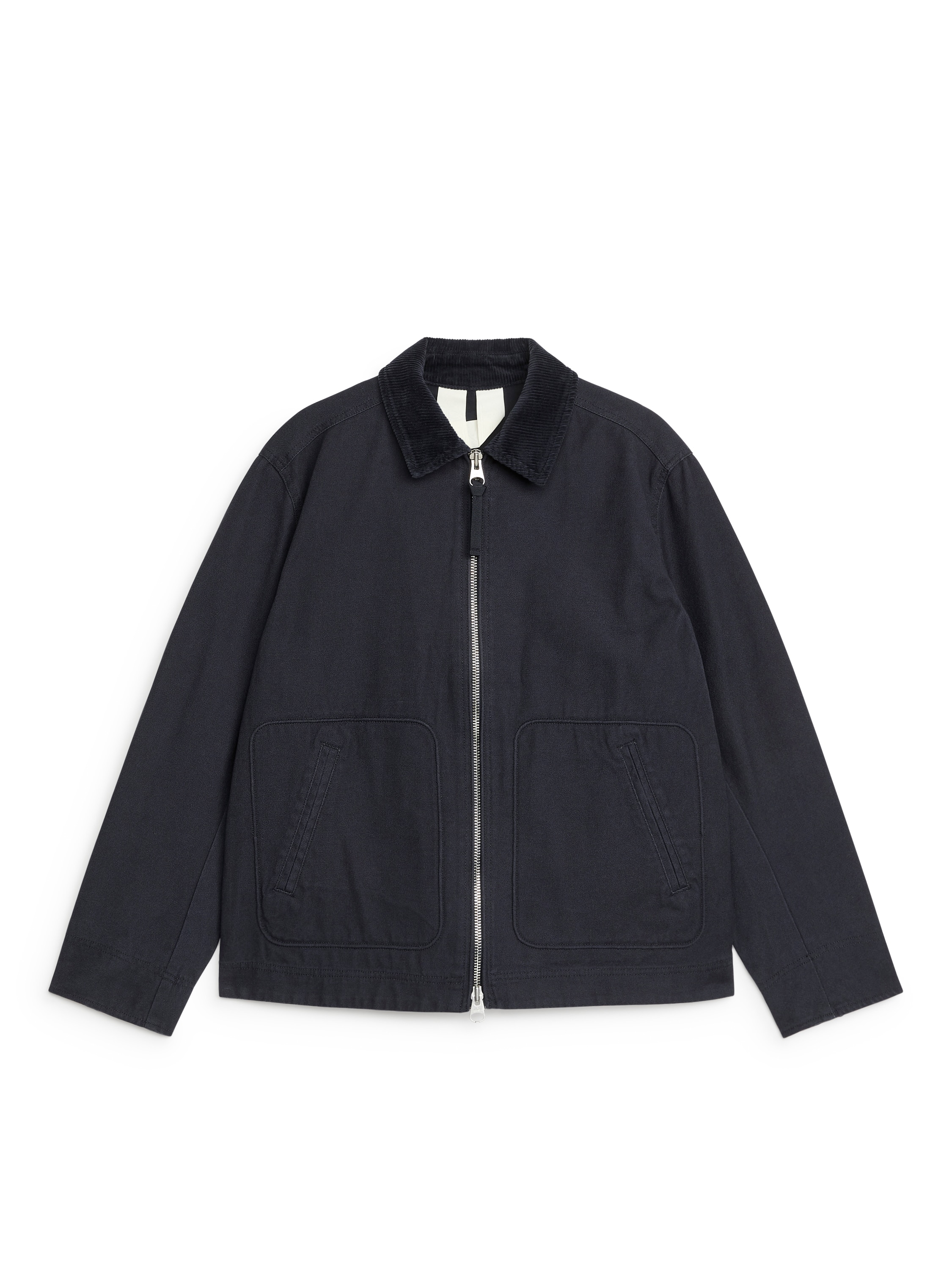 Cotton Canvas Jacket – Dark Blue – Men – ARKET NO