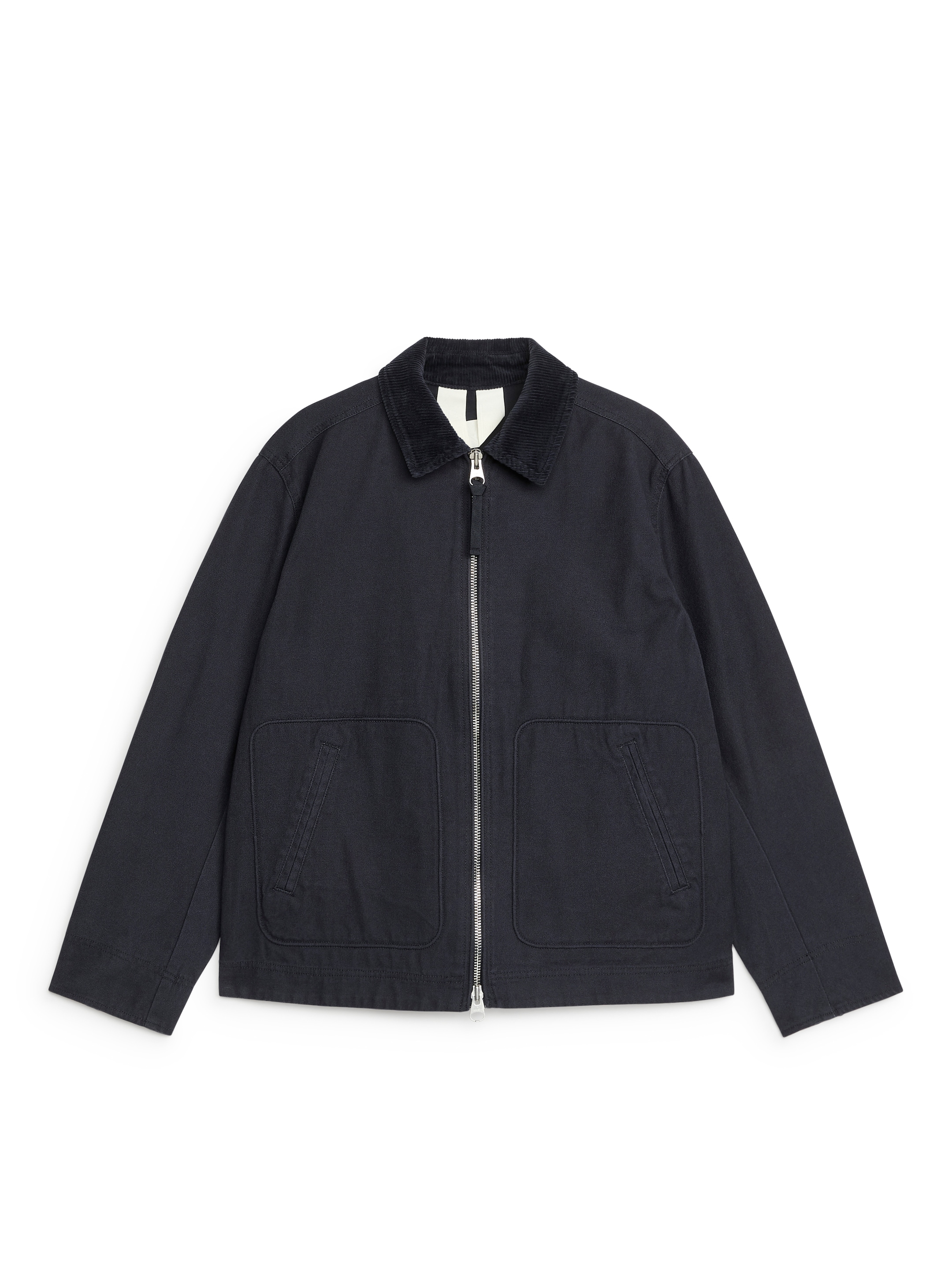 Cotton Canvas Jacket - Dark Blue - Relaxed fit - Men - StillMedia/DescriptiveStillLife - 1