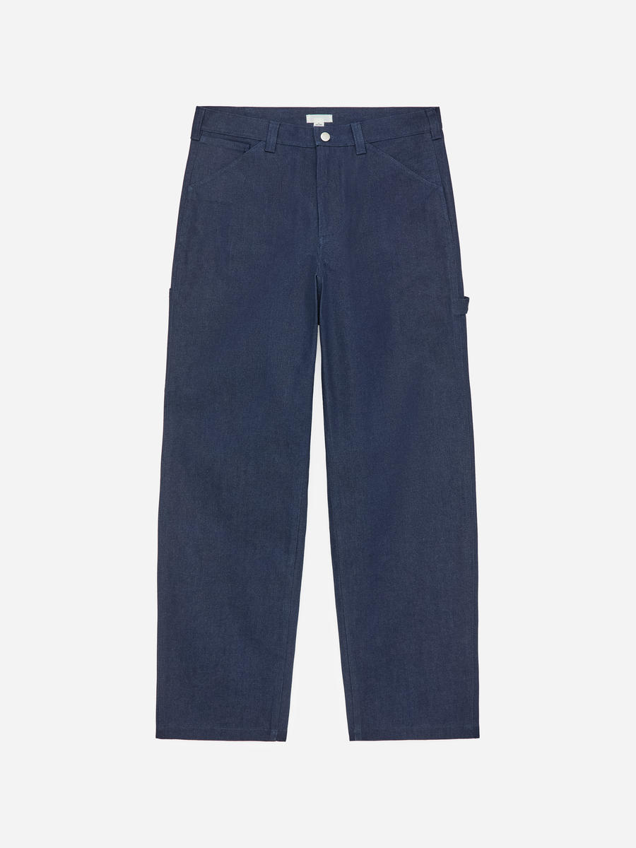 ARKET Men's  Denim Workwear Trousers Blue,  size 50
