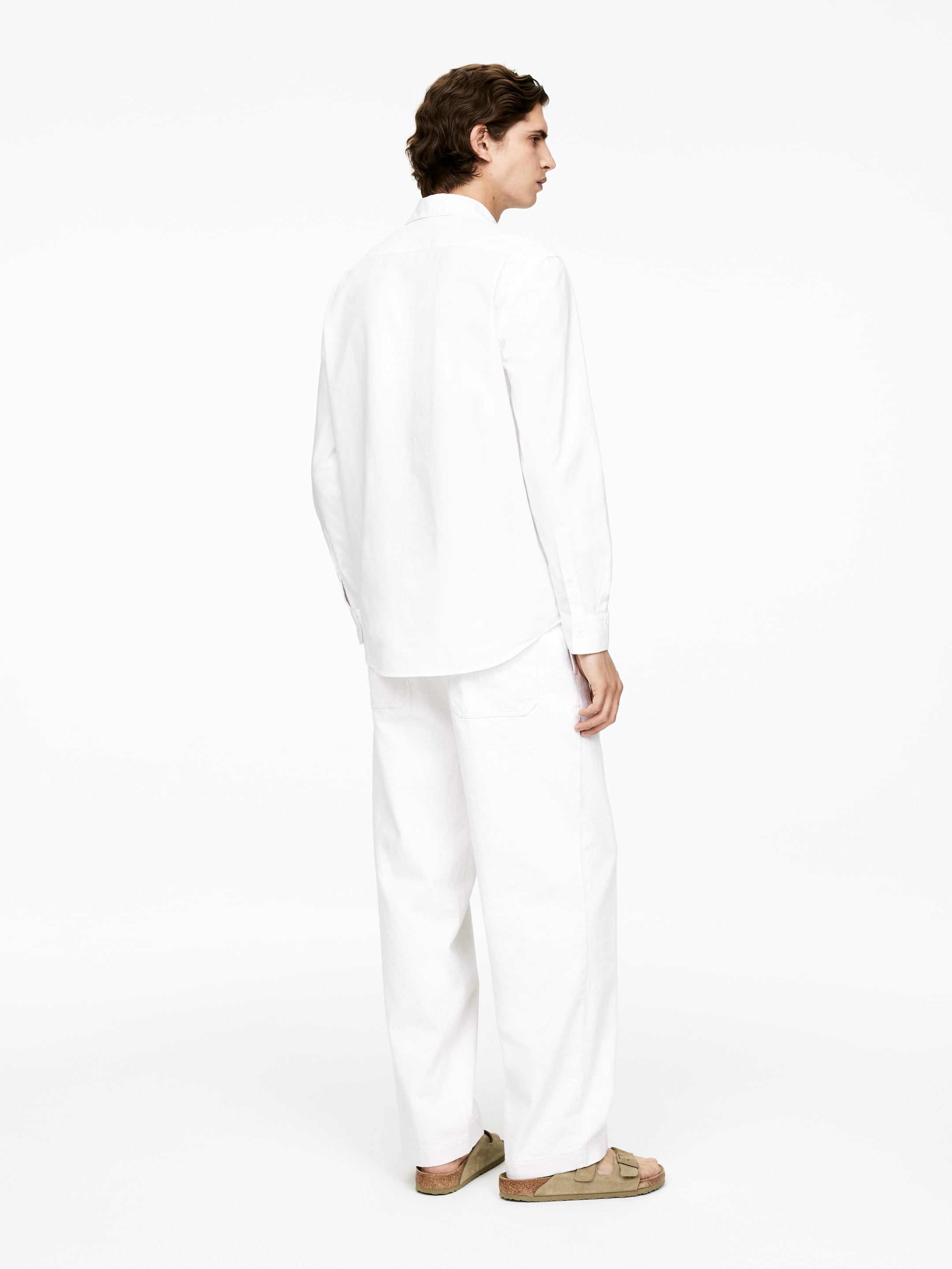 Visa större bild: Skjorta - Vit - HERR | H&M SE 3