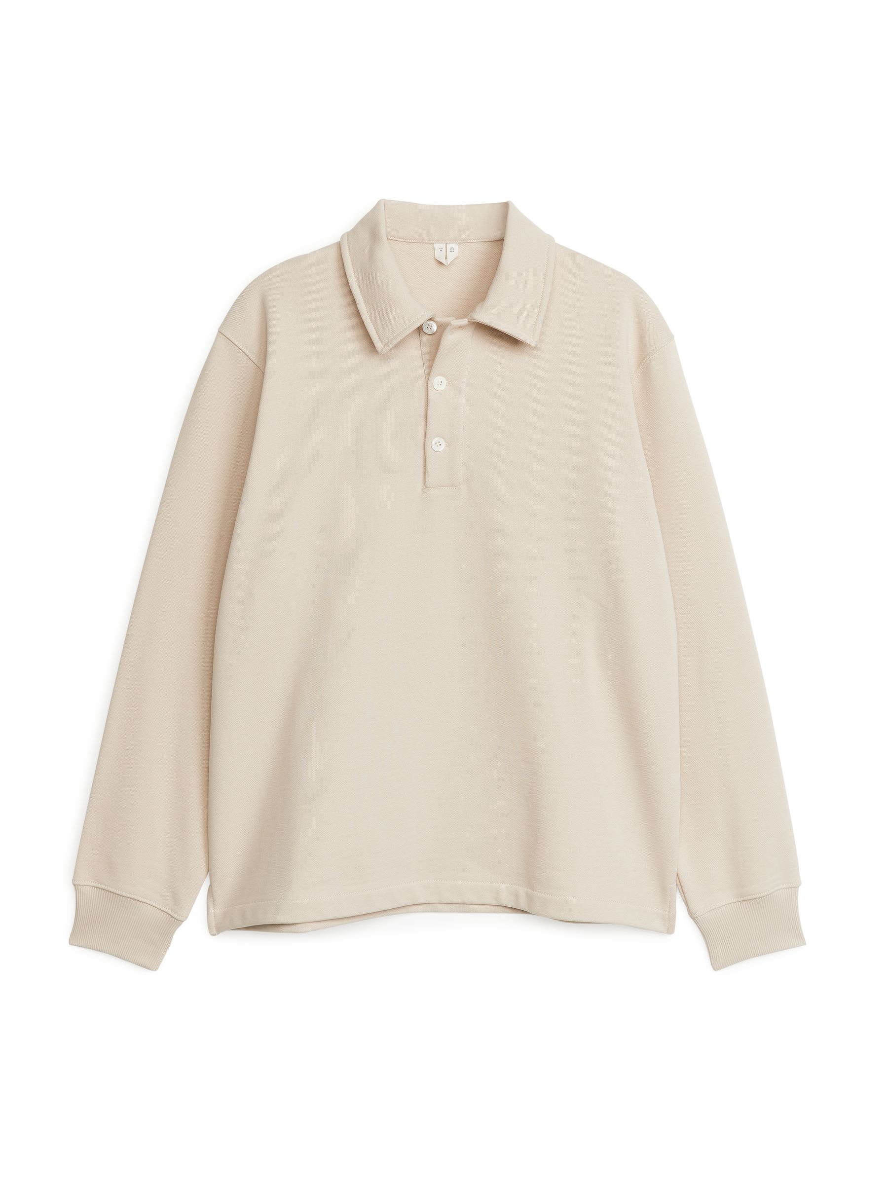 Camiseta de rugby de gramaje pesado - Beige claro - Corte relajado - Men - StillMedia/DescriptiveStillLife - 1