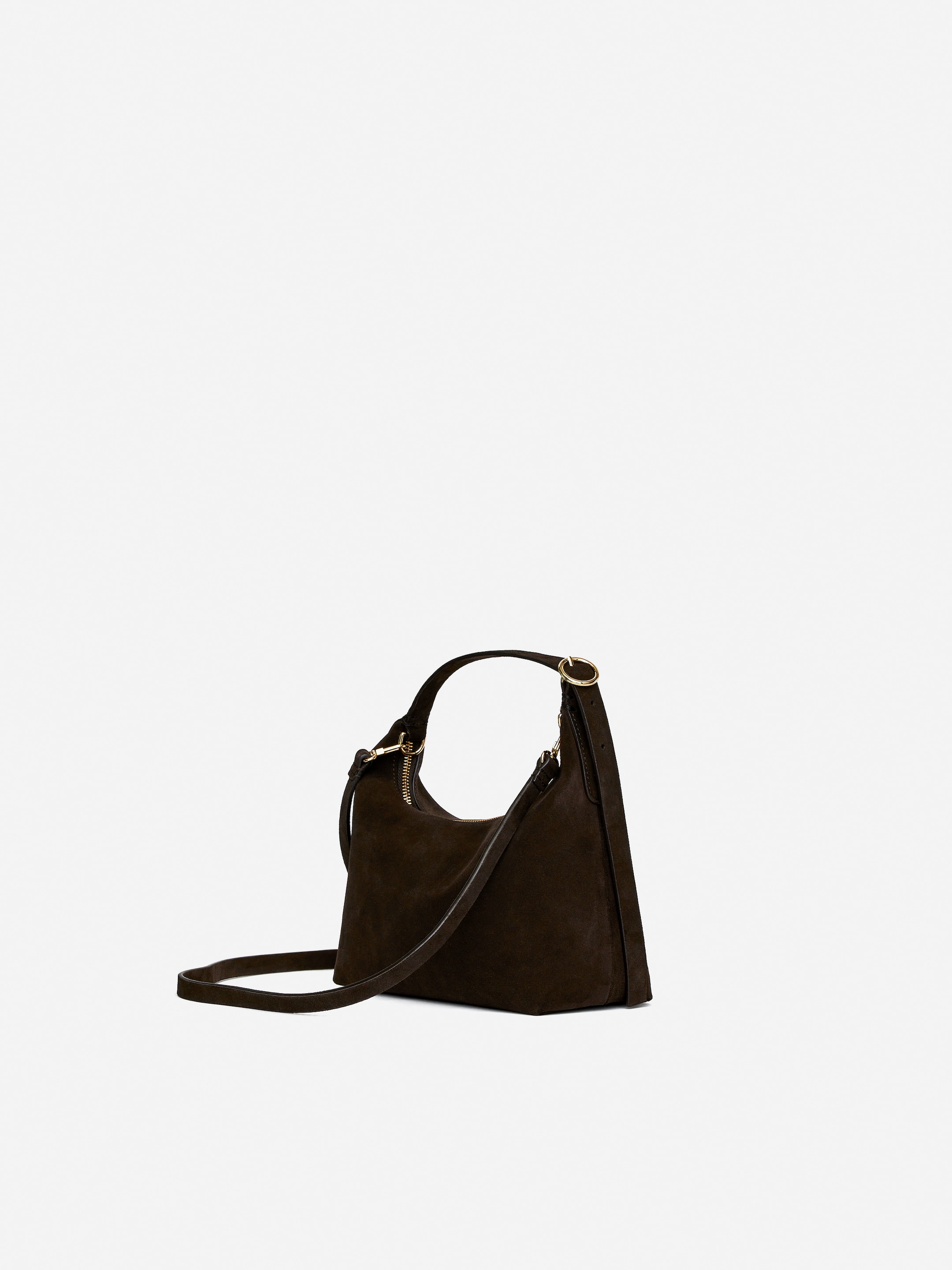 Borsa in pelle crosta scamosciata - Marrone - Women - StillMedia/DescriptiveStillLife - 2