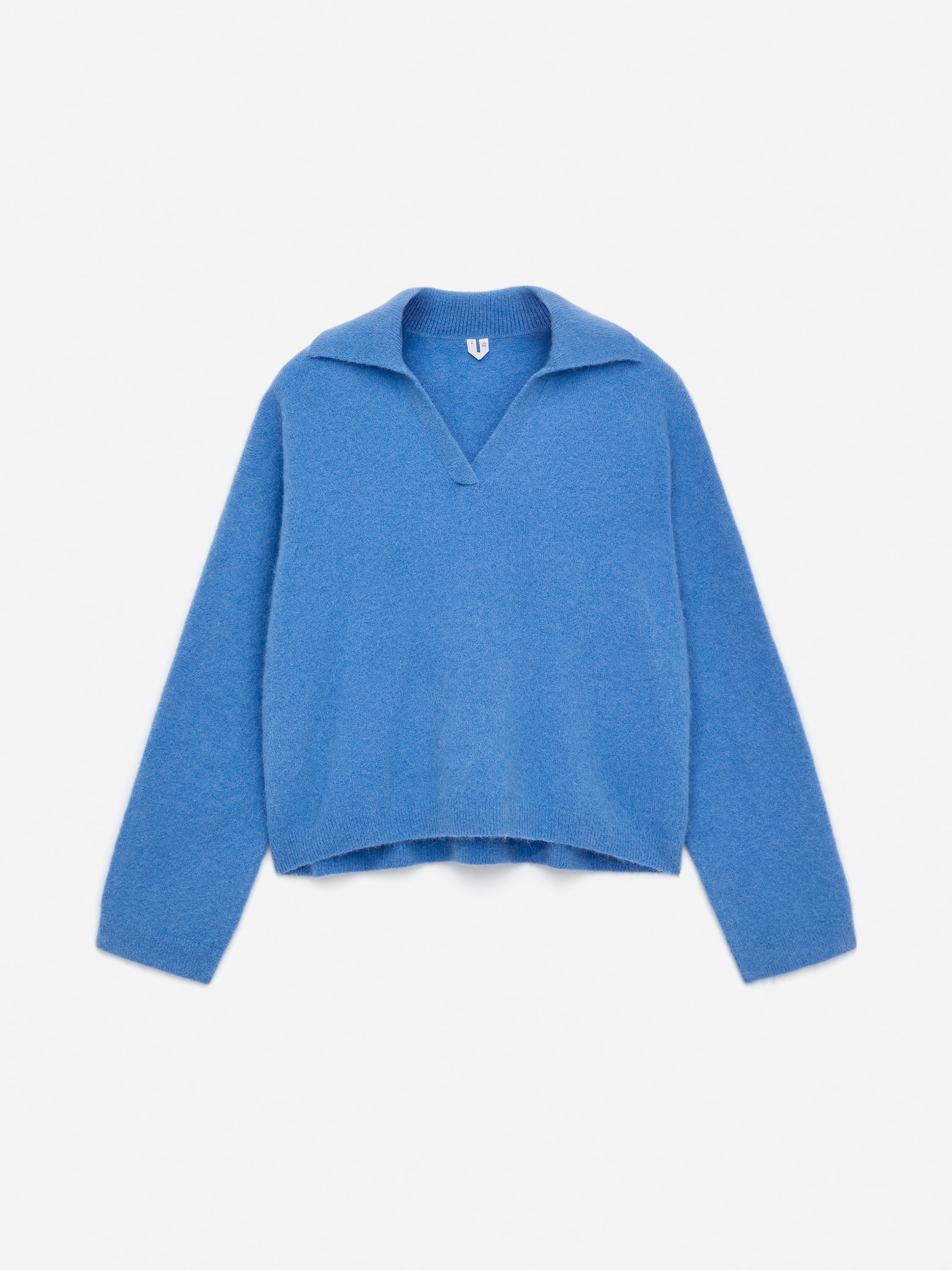 Trui van een alpacawolmix - Blauw/Bruin/Grijs gemêleerd