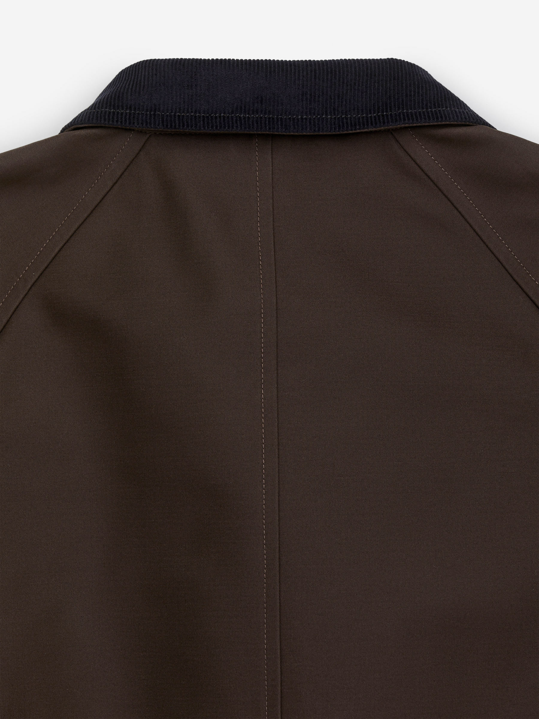 Lined Cotton Jacket - Dark Brown - Loose fit - Women - StillMedia/DescriptiveDetail - 4