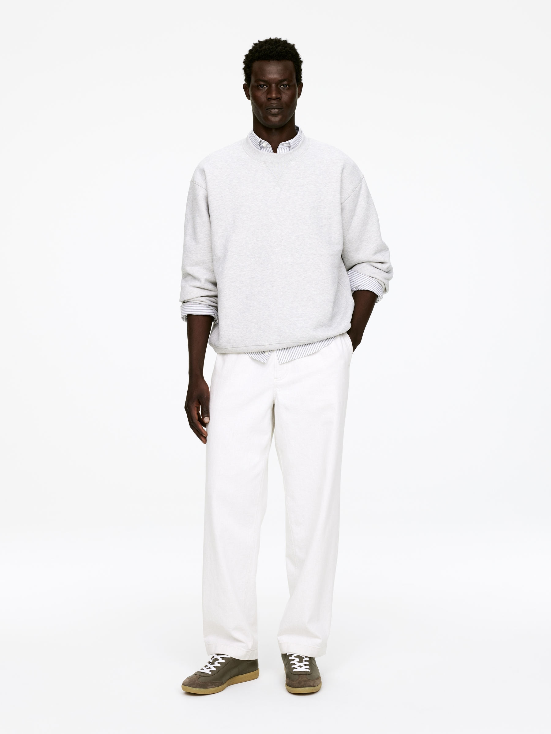 Leather Trainers - Khaki Green - Men - StillMedia/Lookbook - 8