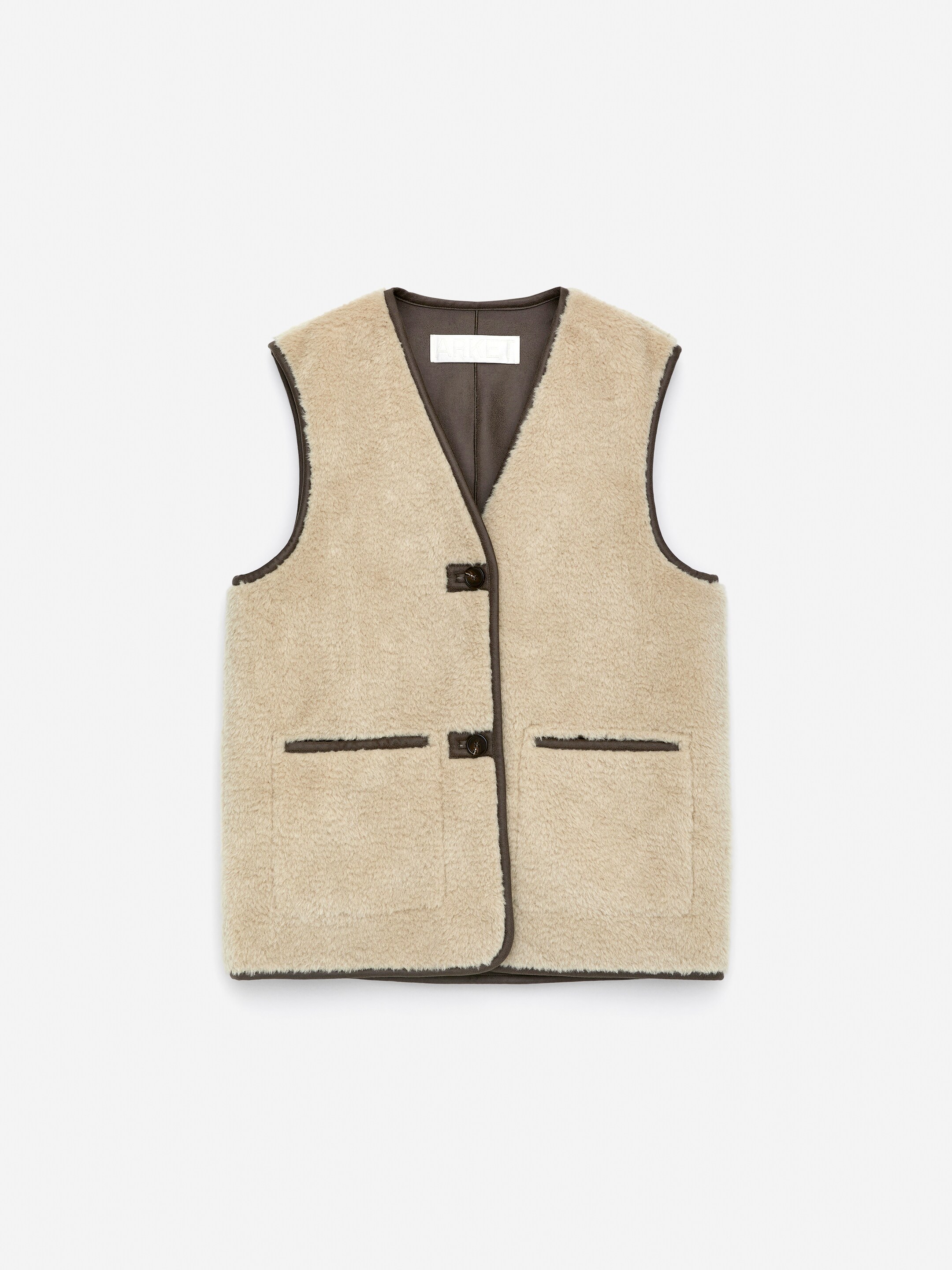 Visualizza immagine più grande: Gilet in pile - Beige - DONNA | H&M IT 5