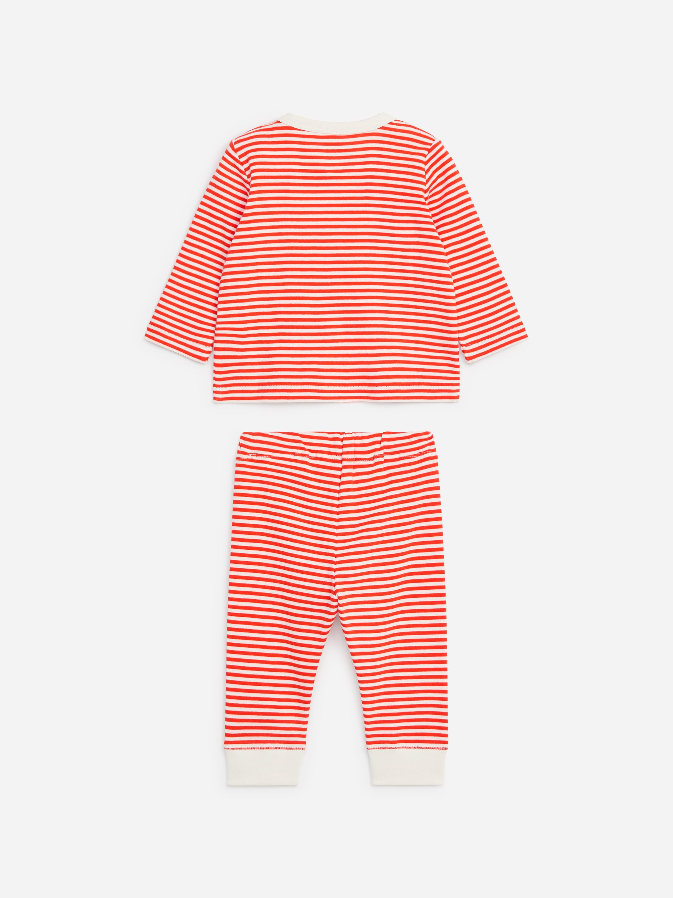 Jersey Pyjama Set - Red/White - Regular fit - children - StillMedia/DescriptiveStillLife - 2