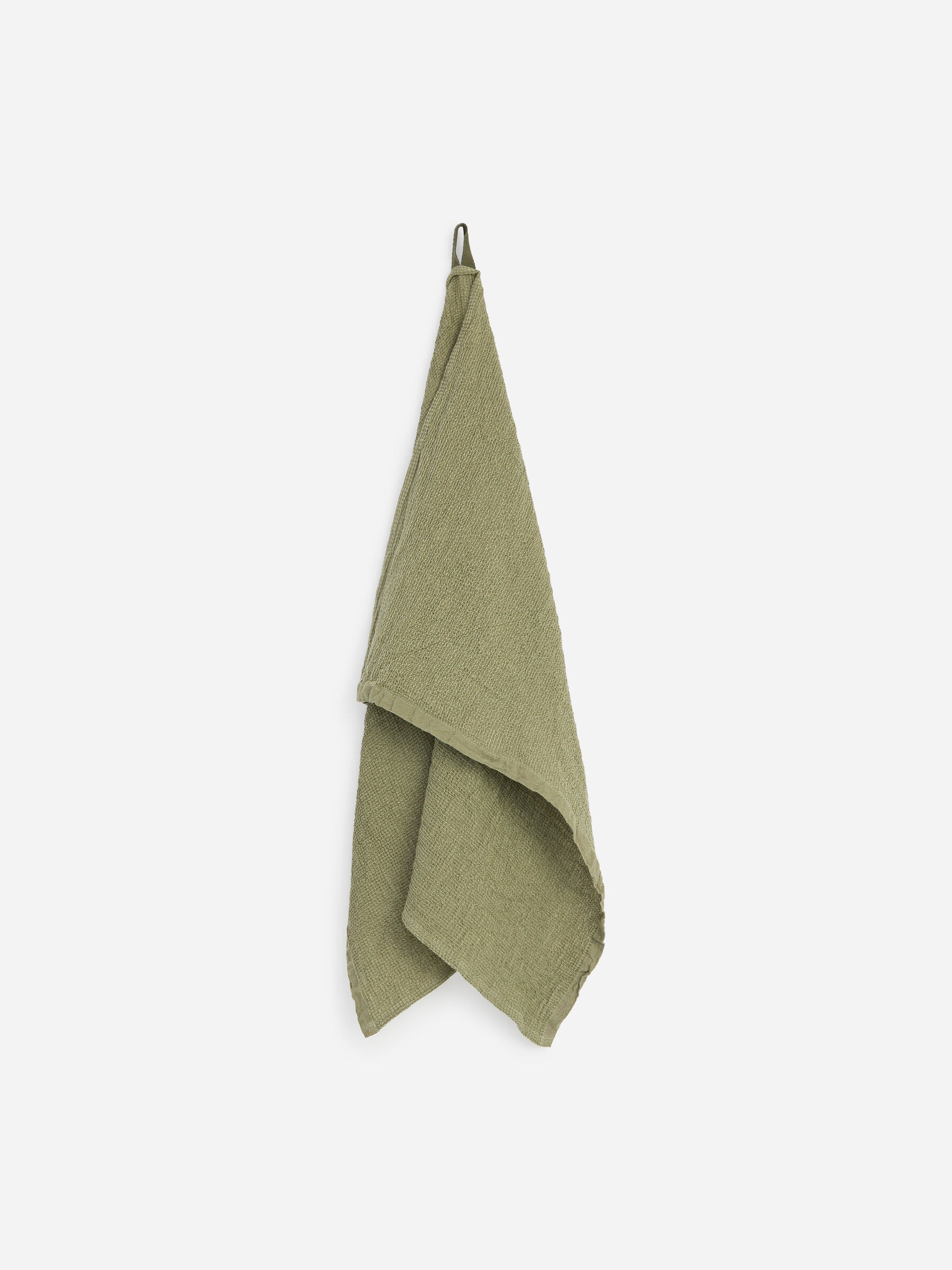 Cotton Waffle Towel 50 x 70 cm-Green-19589