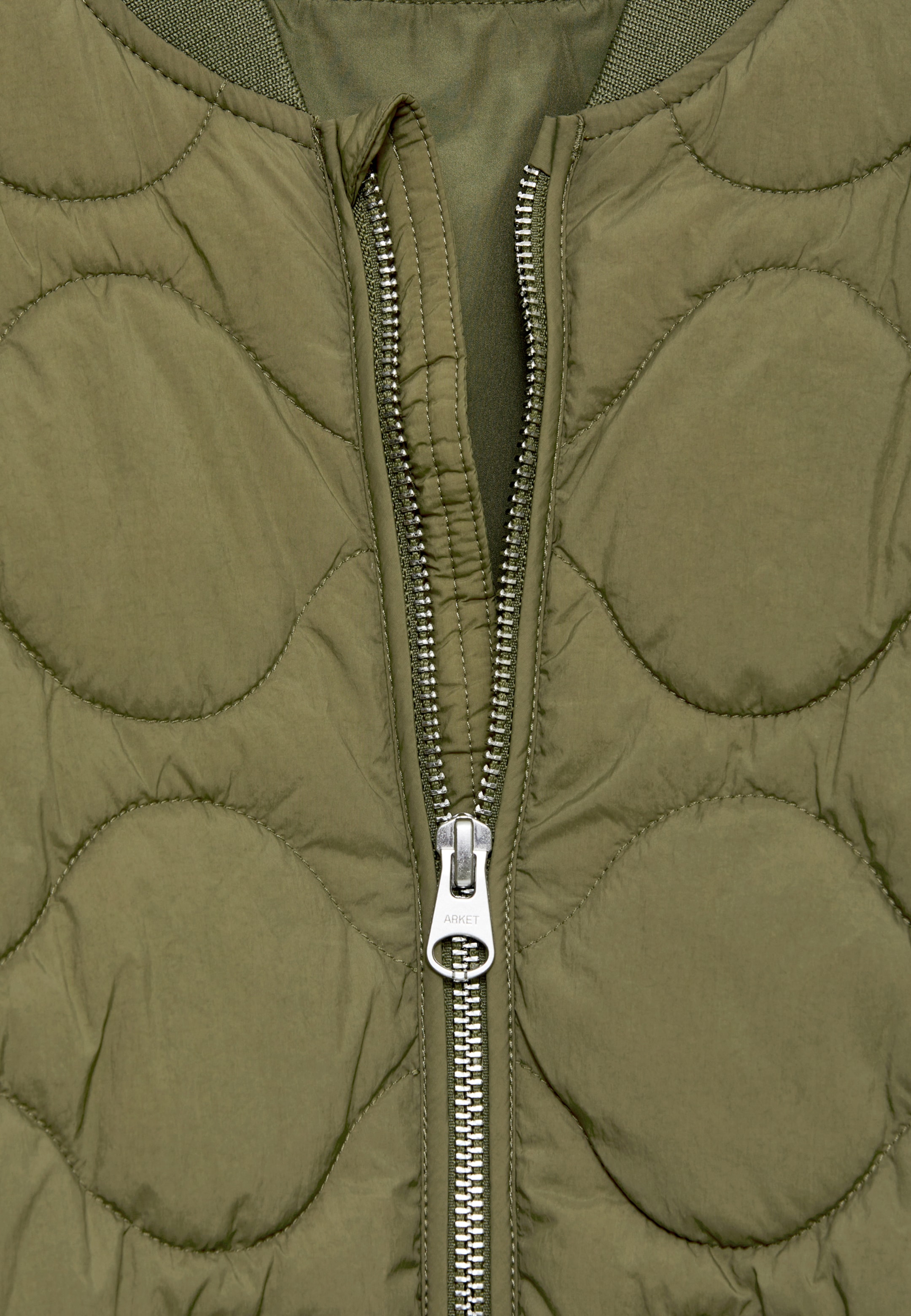 Quilted Jacket - Khaki Green - Regular fit - Children - StillMedia/DescriptiveDetail - 3