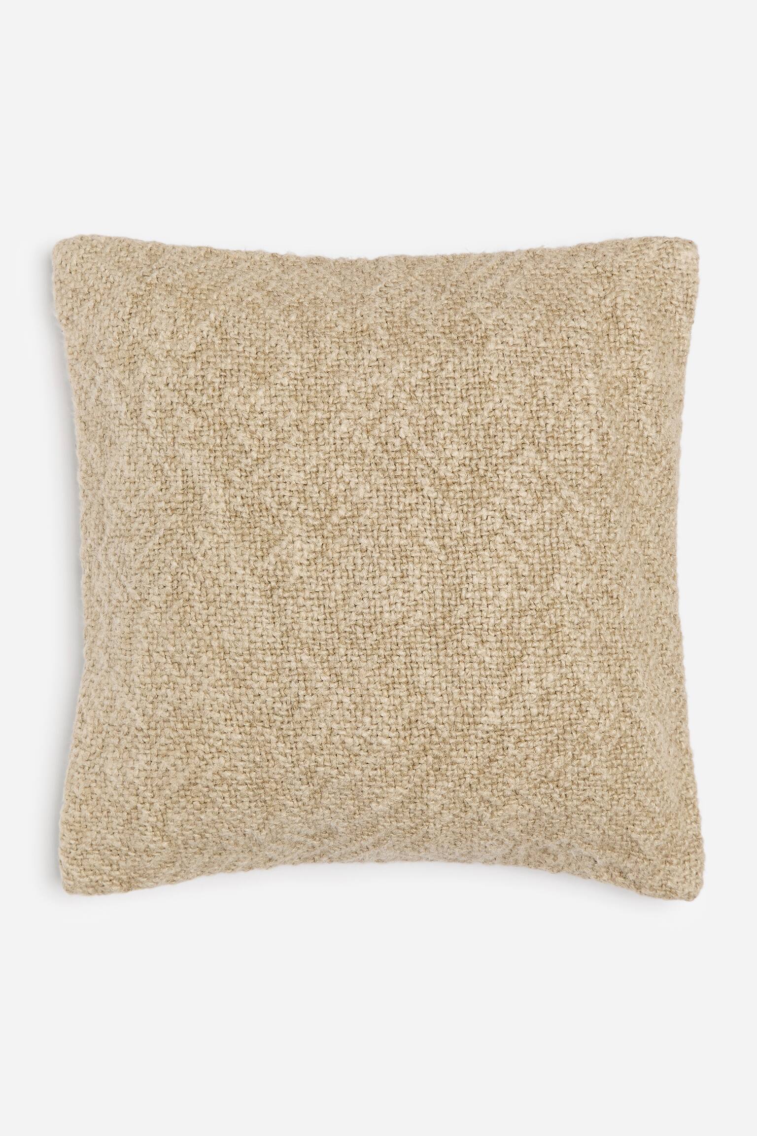 Örngott i linne 50x50 cm - Beige