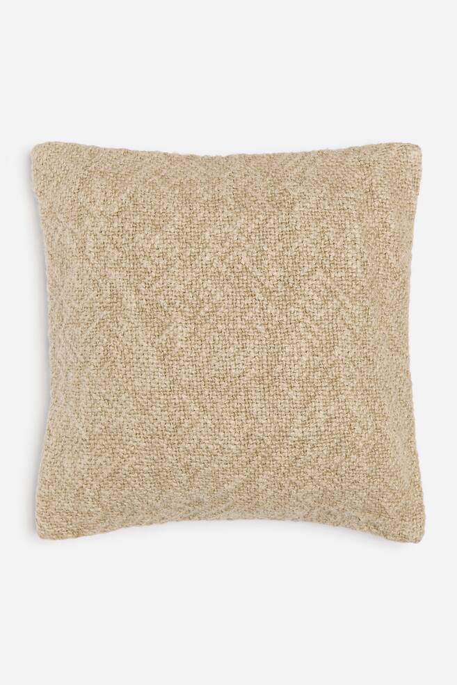 Linen Cushion Cover 50x50 cm - Beige - 1