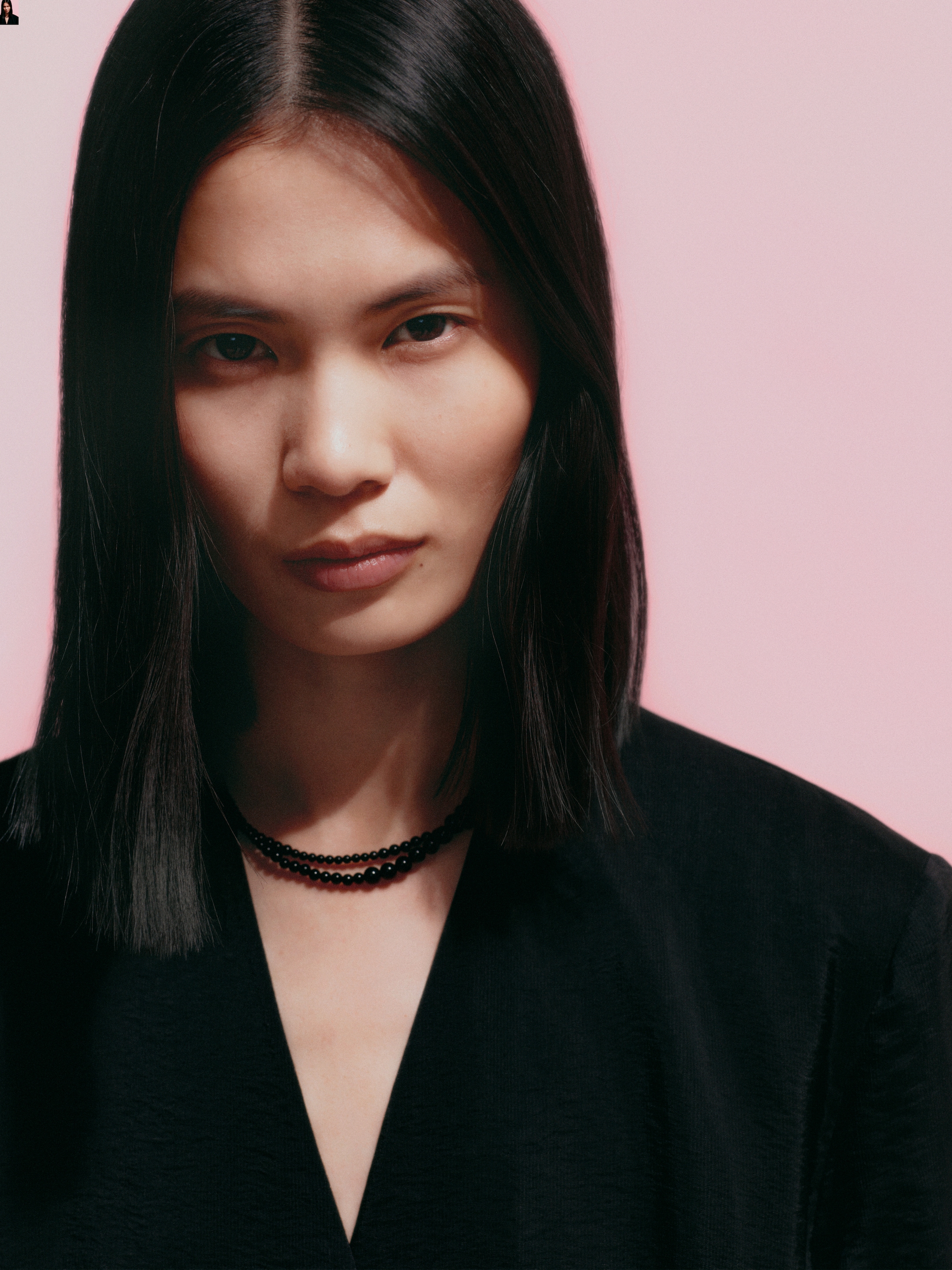 Beaded Necklace - Black - Women - StillMedia/Environmental - 1