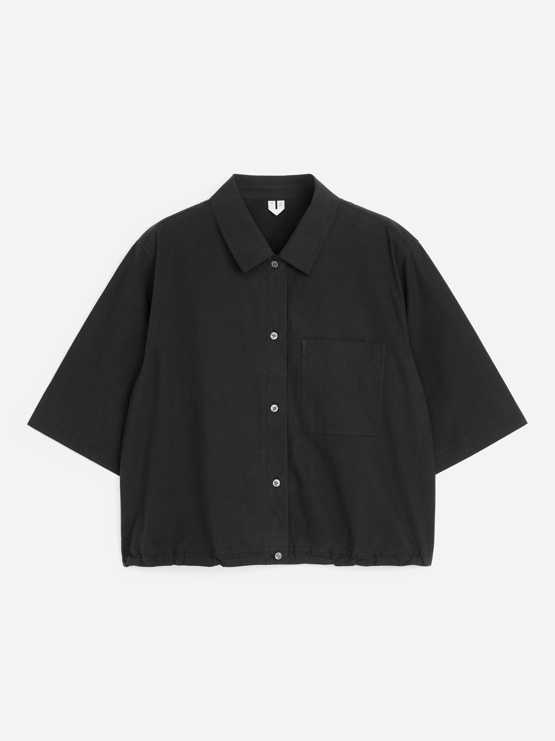 Cotton Short-Sleeve Shirt-#272627-19507