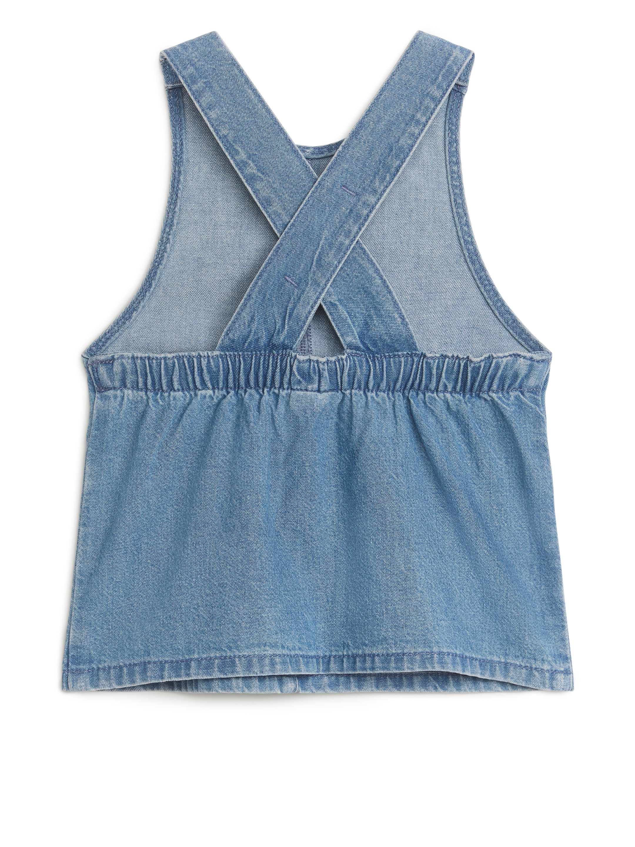 Latzkleid aus Denim - Blau - Regular Fit - Kinder - StillMedia/DescriptiveDetail - 3