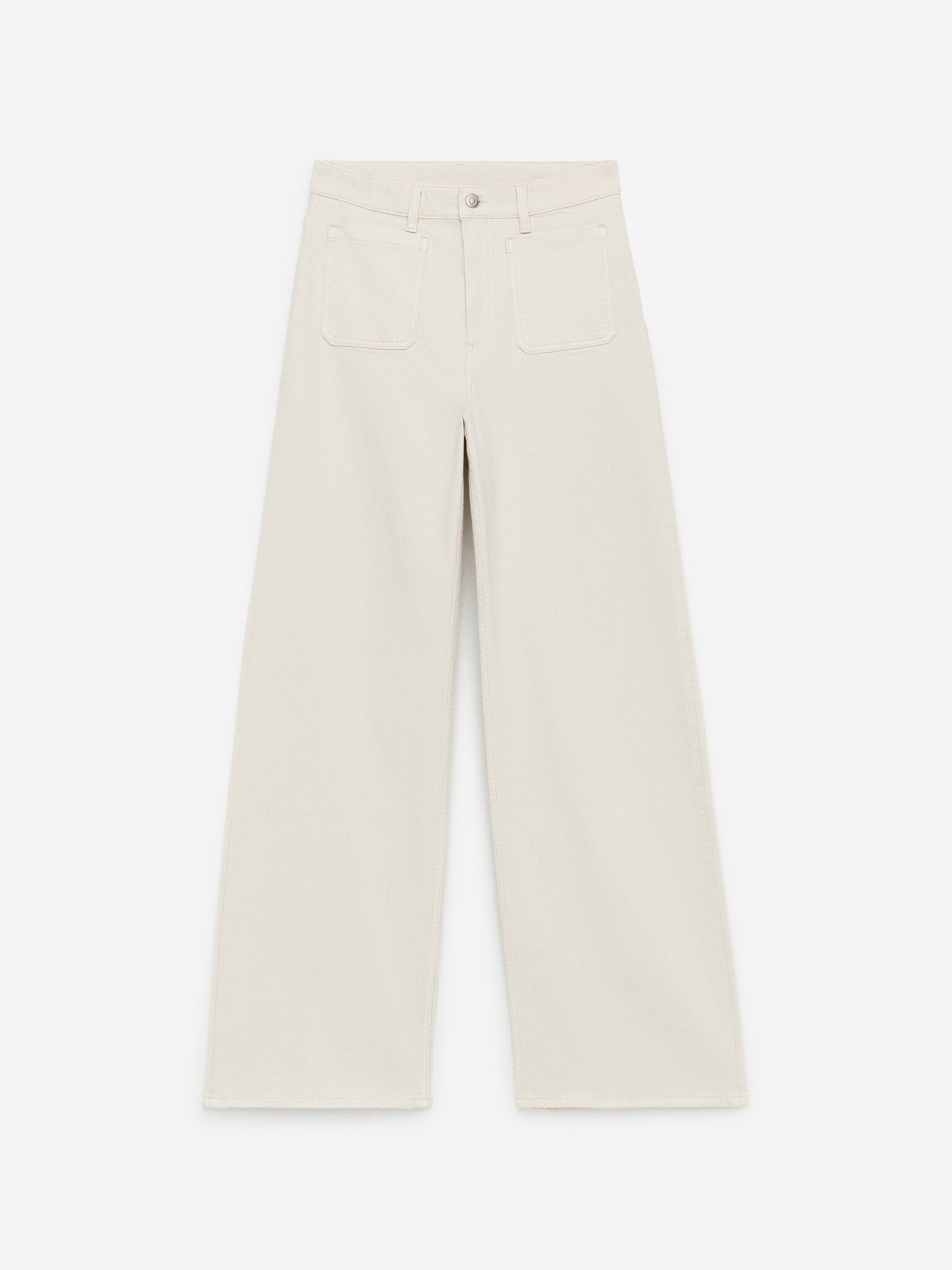 Jean évasé LUPINE - Blanc cassé/Bleu/Beige/Bleu/Bleu moyen - 1