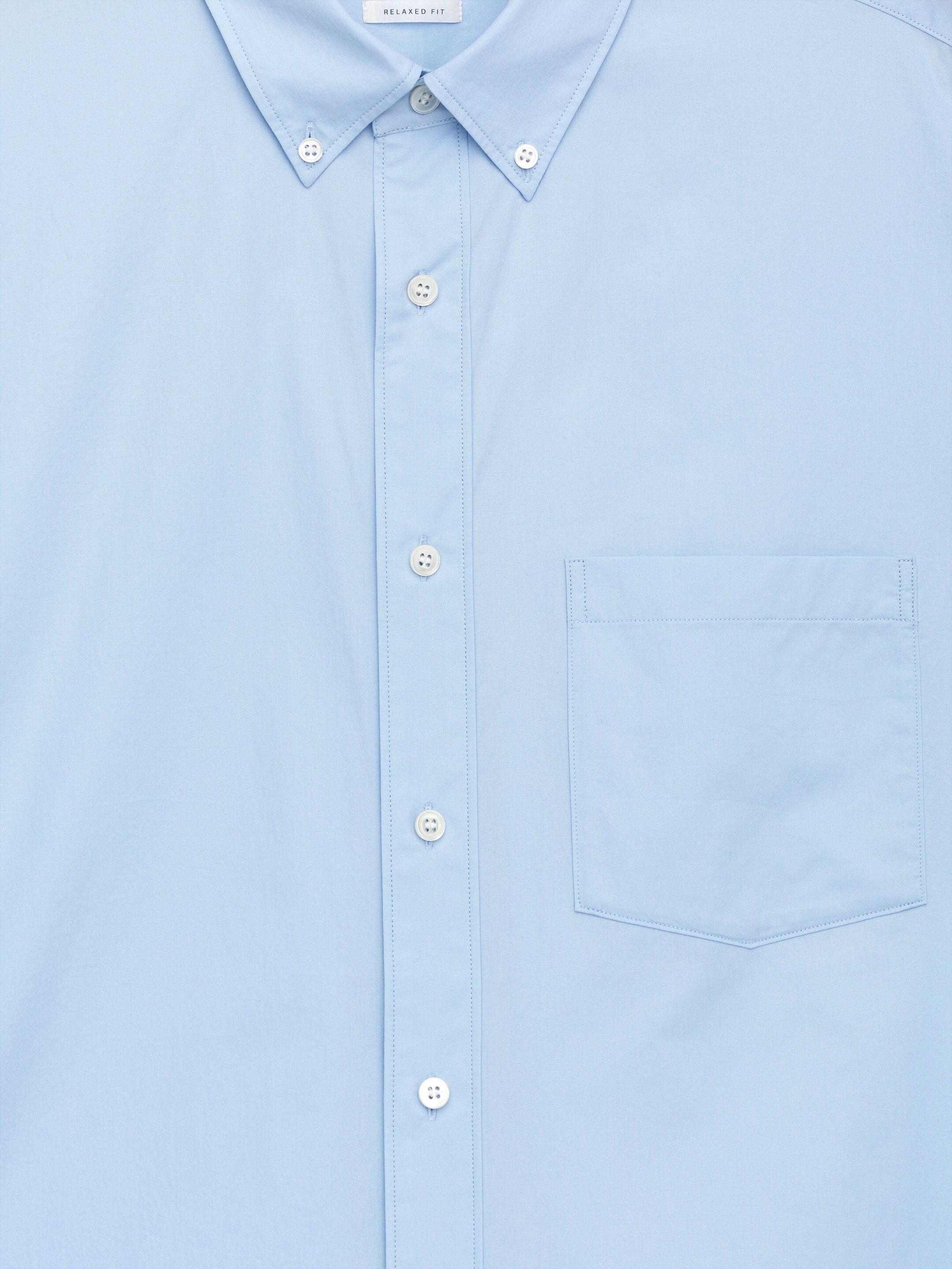 Ver imagen más grande: Camisa de popelina holgada - Azul claro - HOMBRE | H&M ES 6