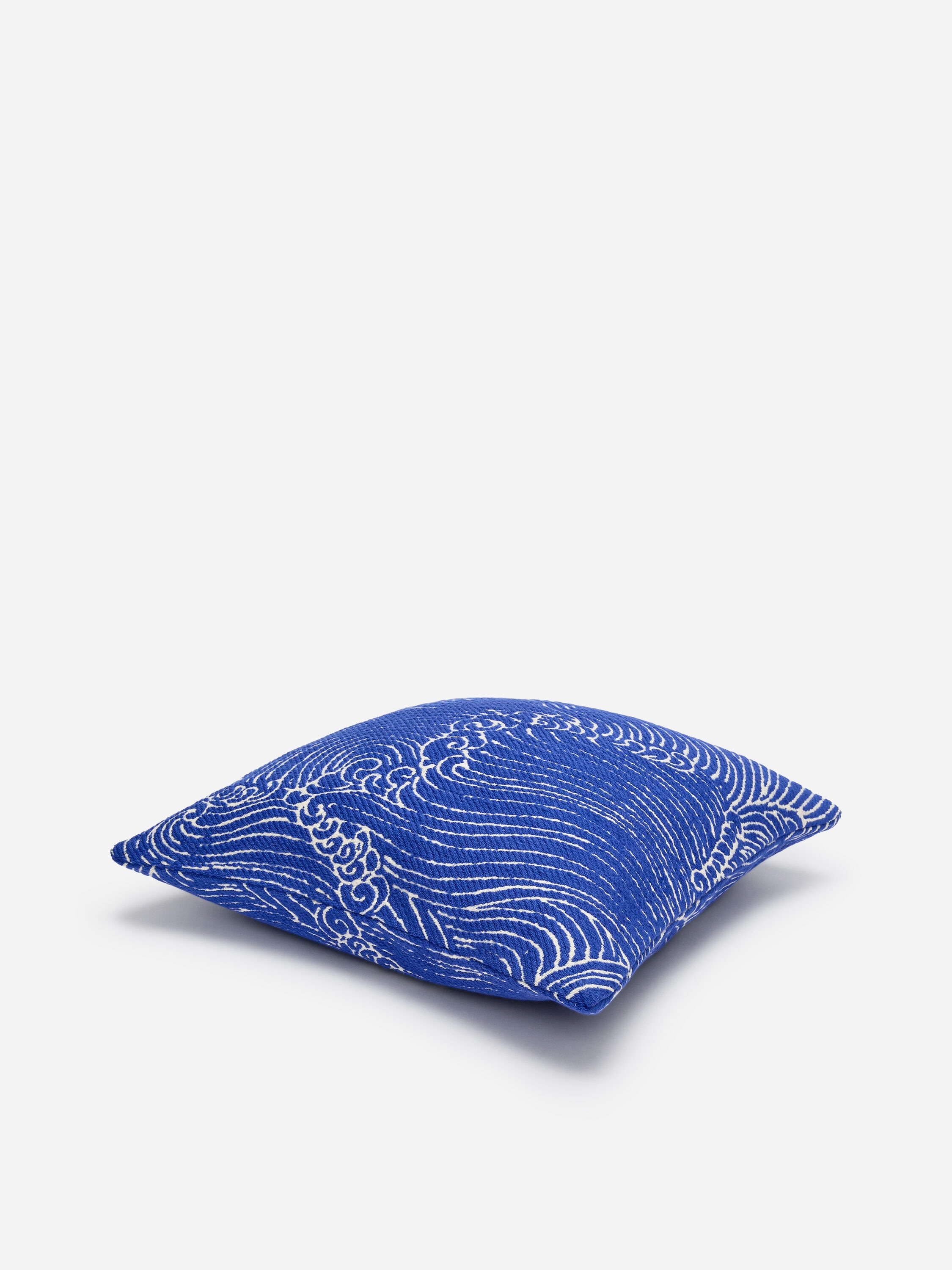 ARKET ブルーブランケット Wool Blanket – Blue/Off White – Homeware – ARKET EU