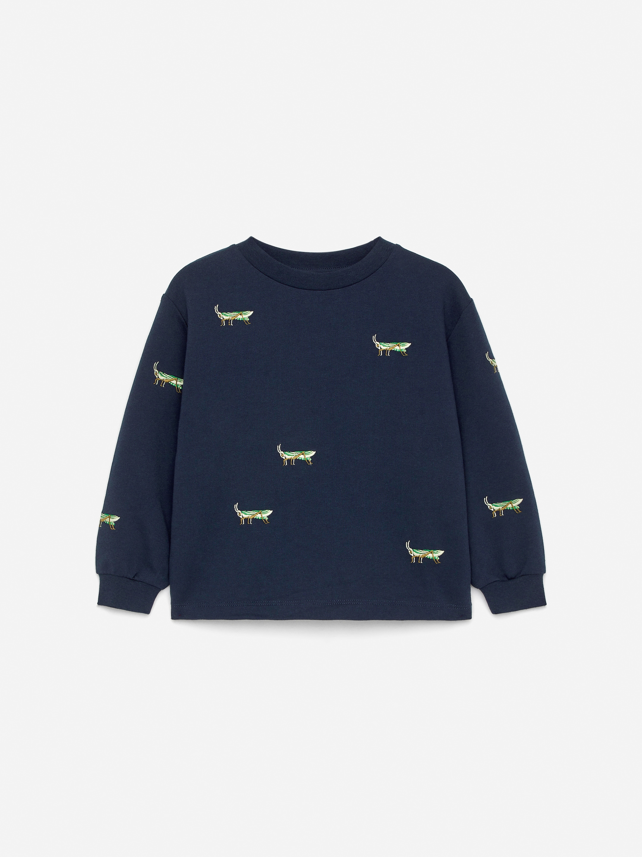 Embroidered Sweatshirt - Dark Blue - Regular fit - Children - StillMedia/DescriptiveStillLife - 2