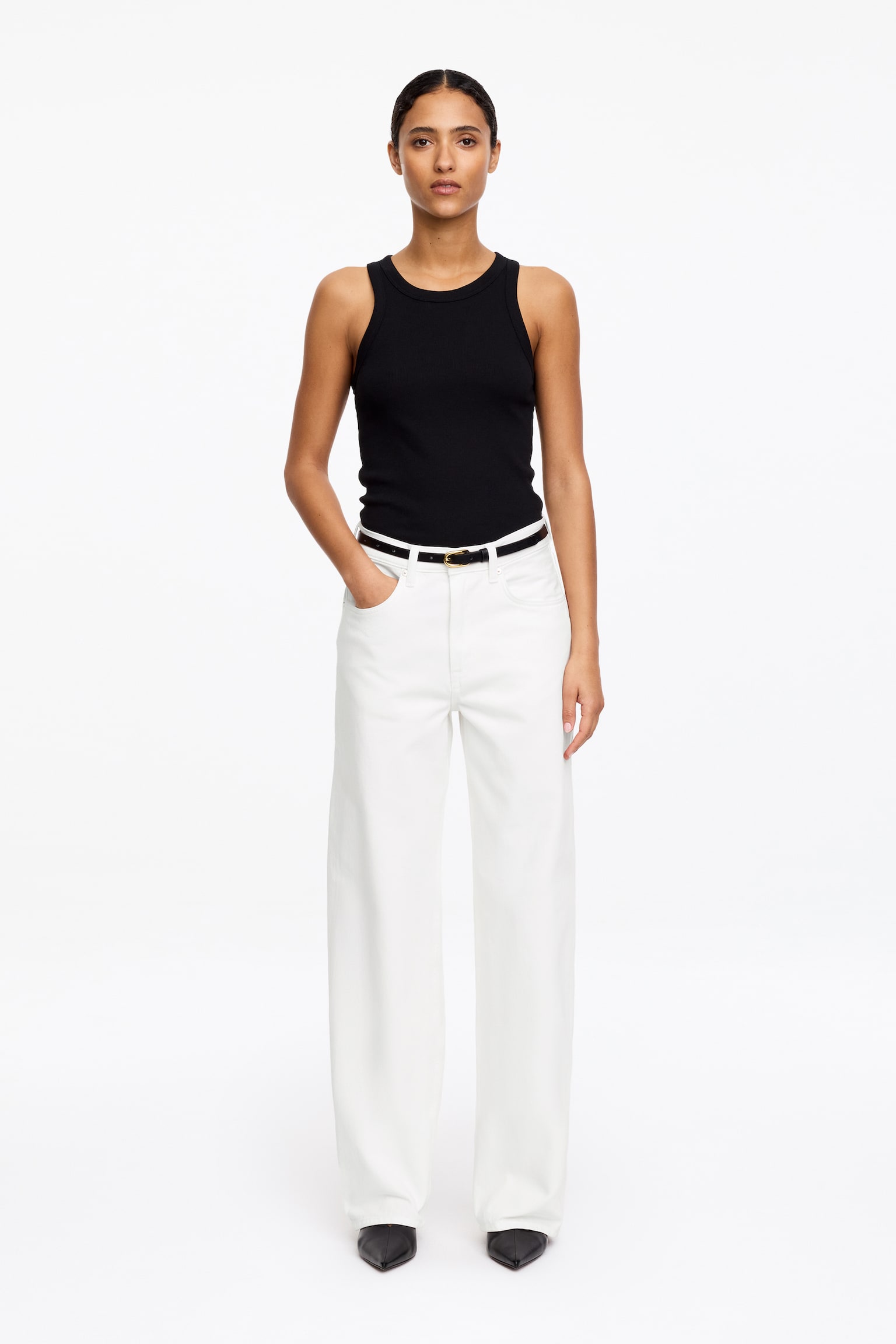 CORAL jeans met wijde pijpen - Wit/Lichtblauw/Blauw/Gebroken wit/Blauw/Donkergrijs/Beige/Donkerblauw - 1