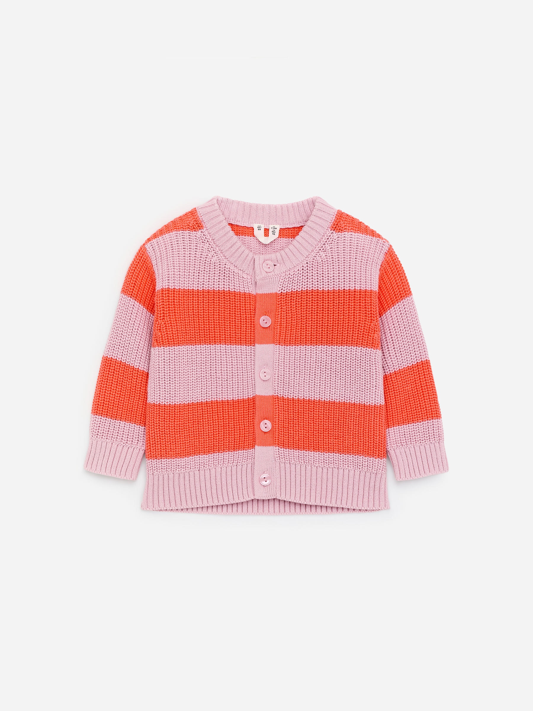 Cotton Cardigan-#DE7268-18323